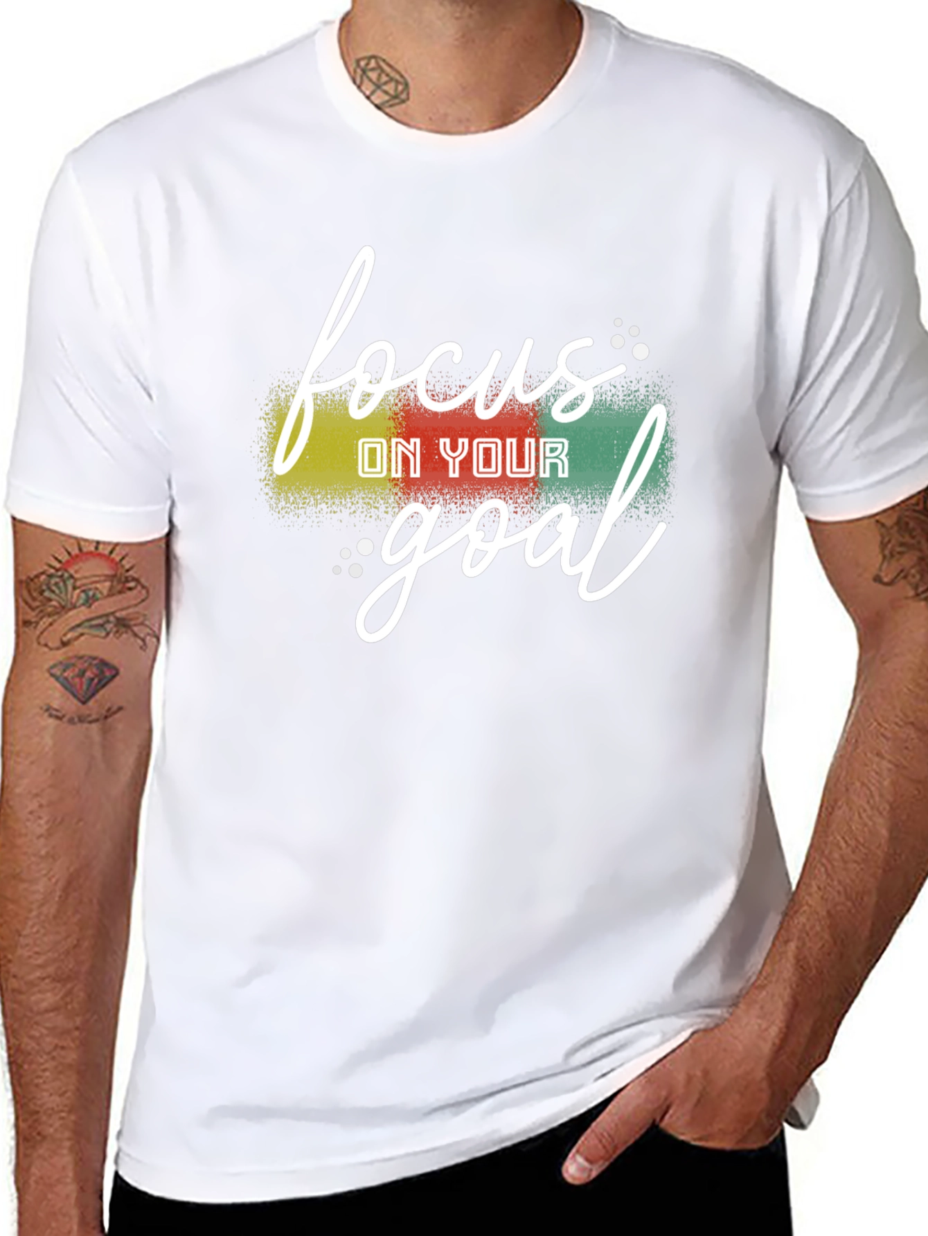 Focus On Your Goal T-Shirt - Motivational Tee