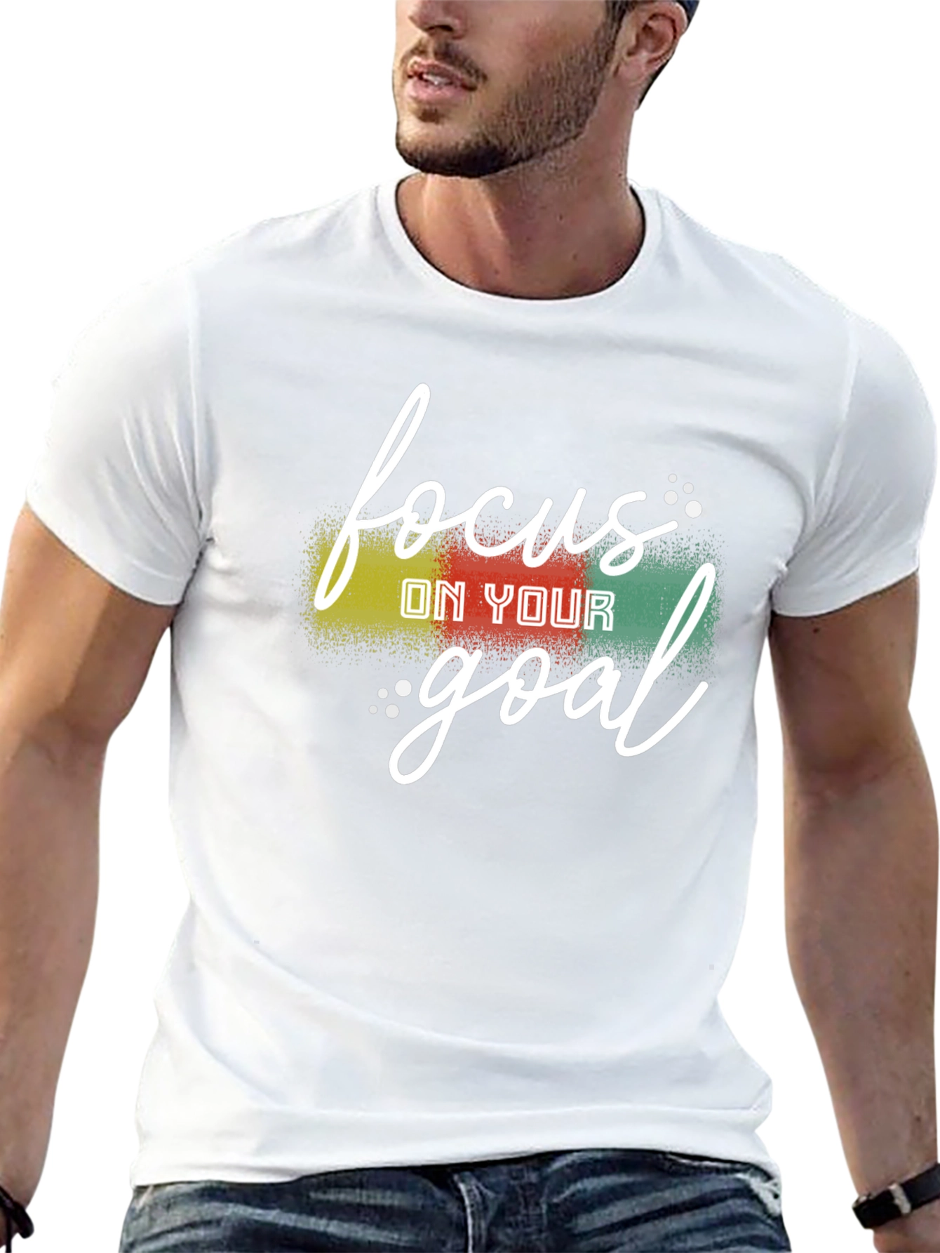 Focus On Your Goal T-Shirt - Motivational Tee