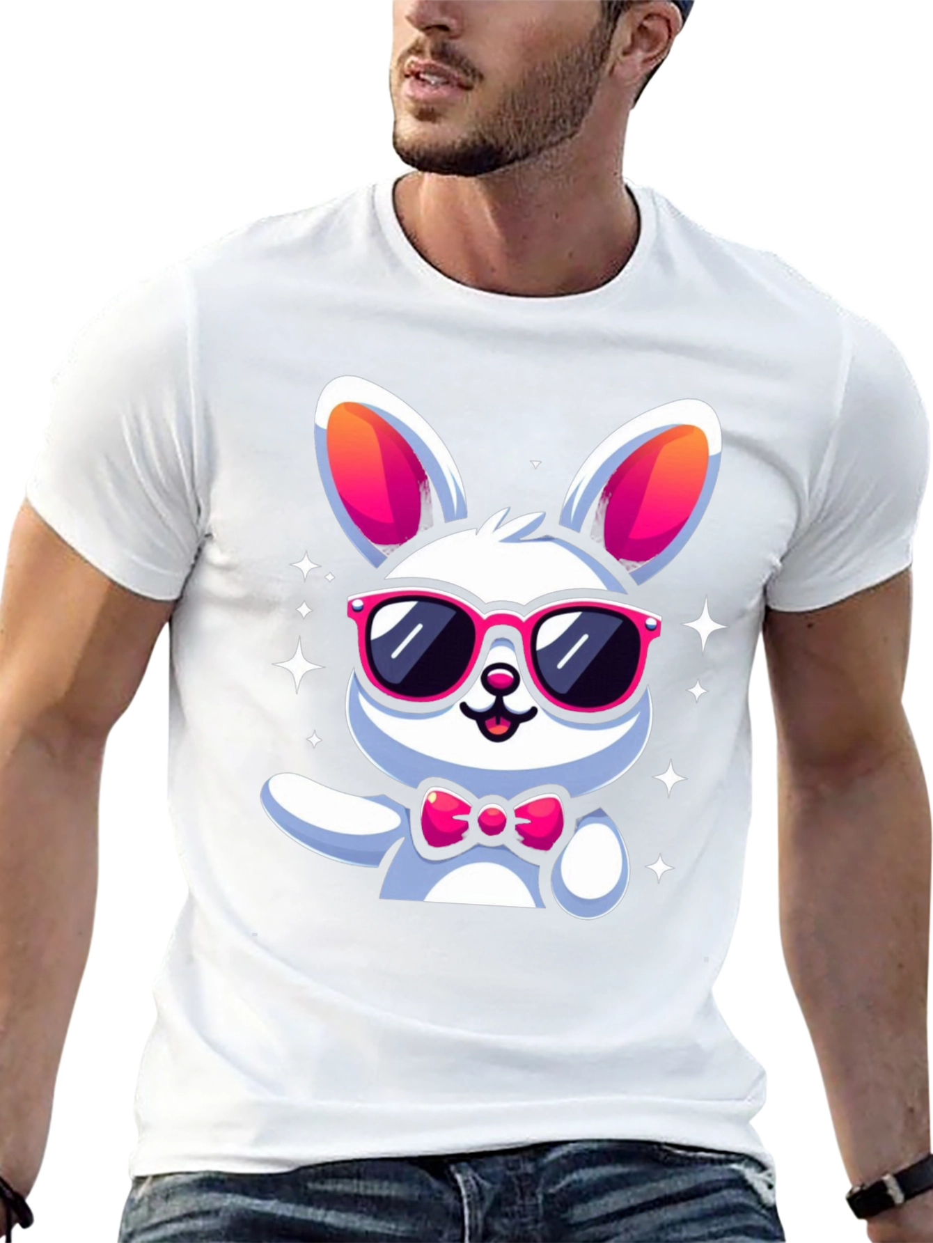 Cool Bunny T-Shirt - Fun Easter Style