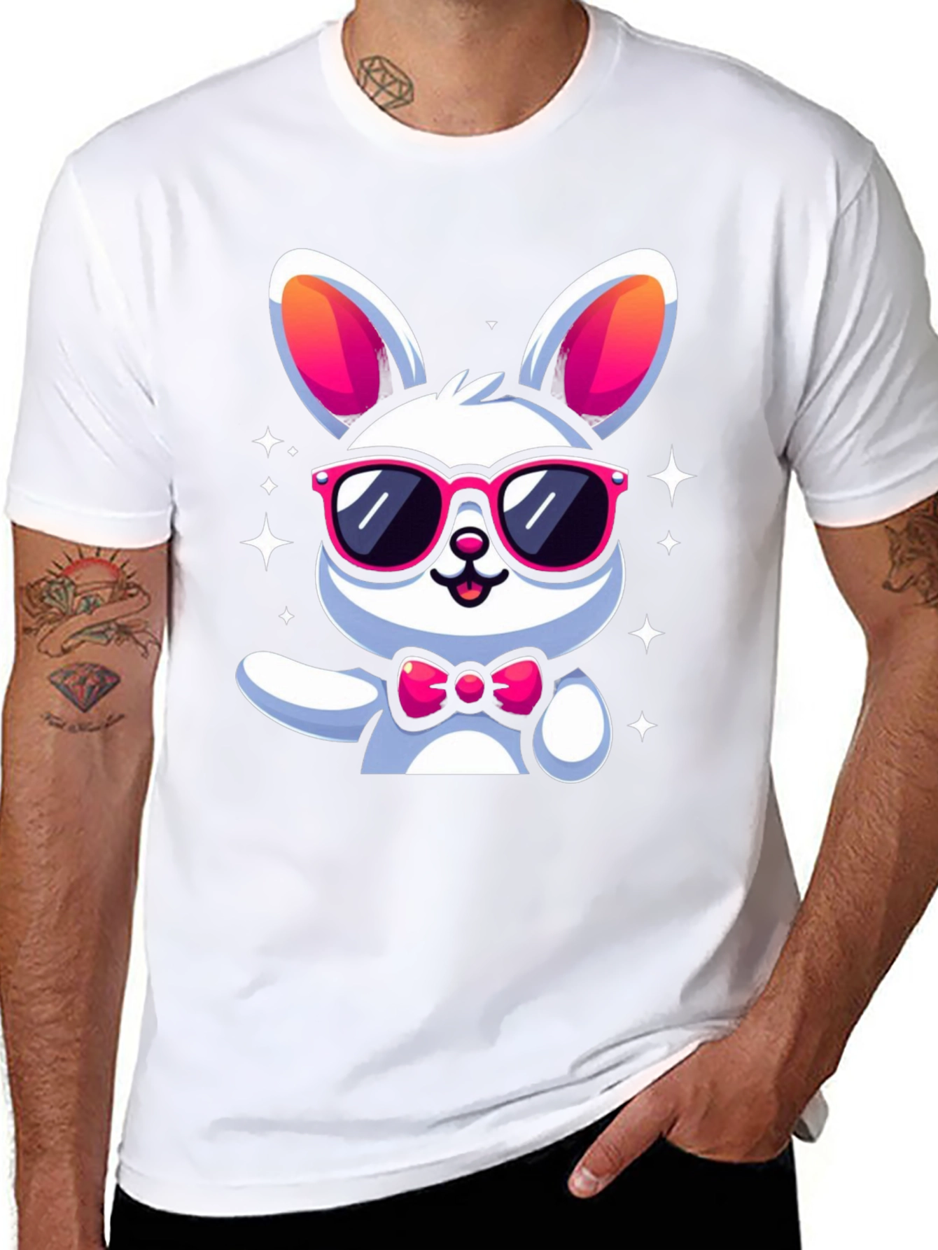 Cool Bunny T-Shirt - Fun Easter Style