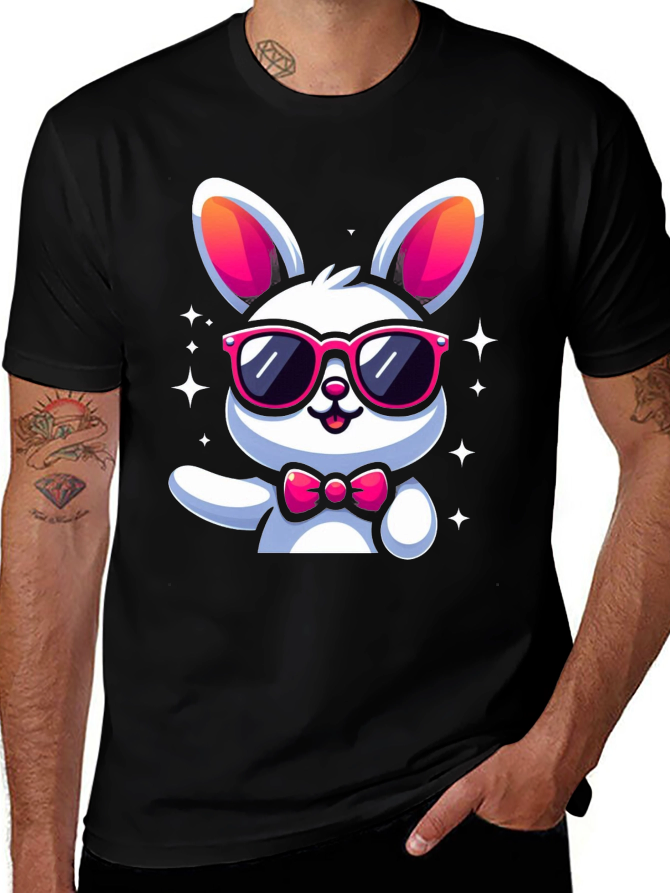 Cool Bunny T-Shirt - Fun Easter Style
