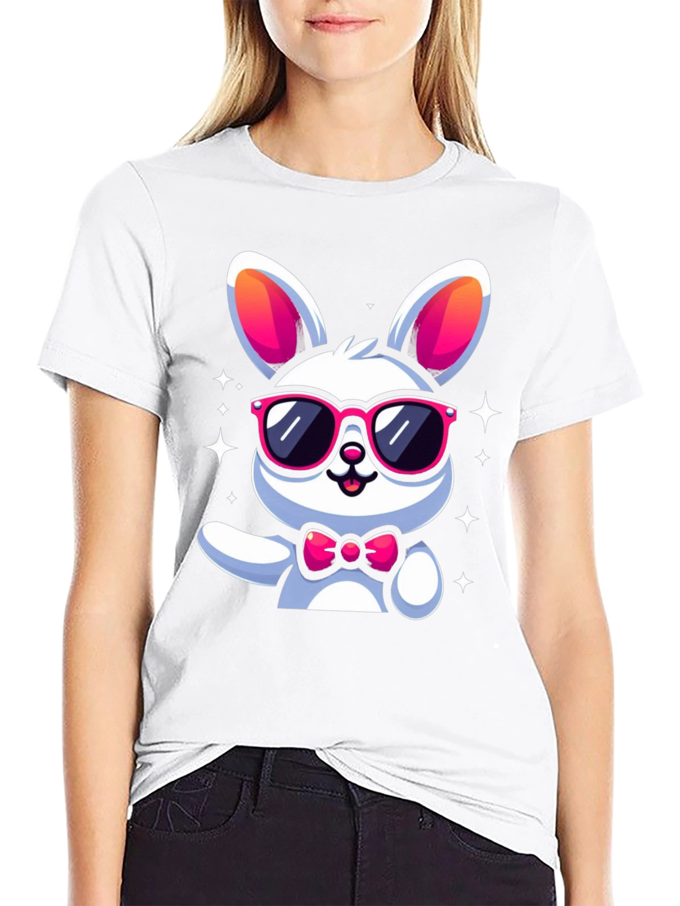 Cool Bunny T-Shirt - Fun Easter Style