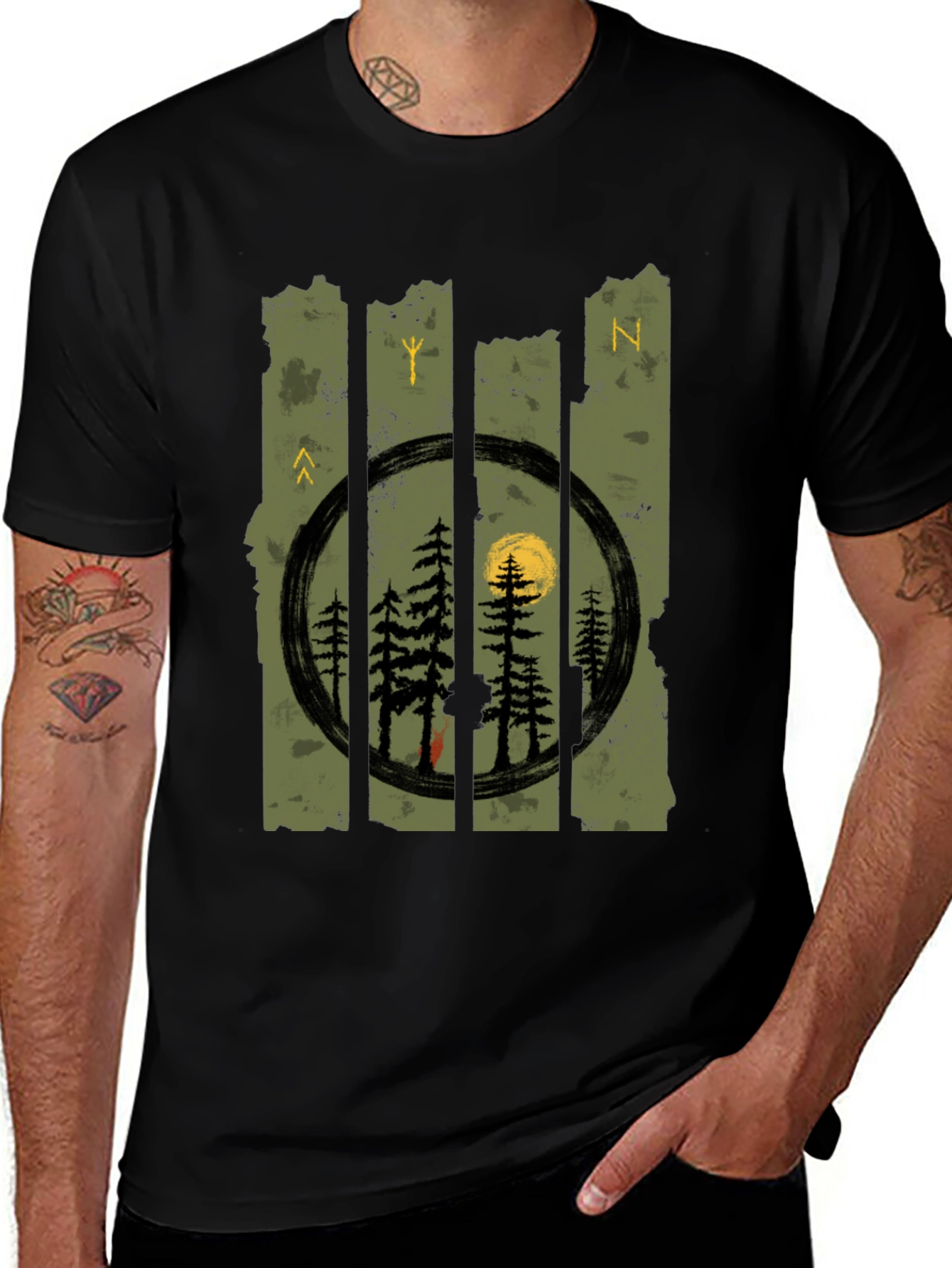 Natures Call Black T-Shirt