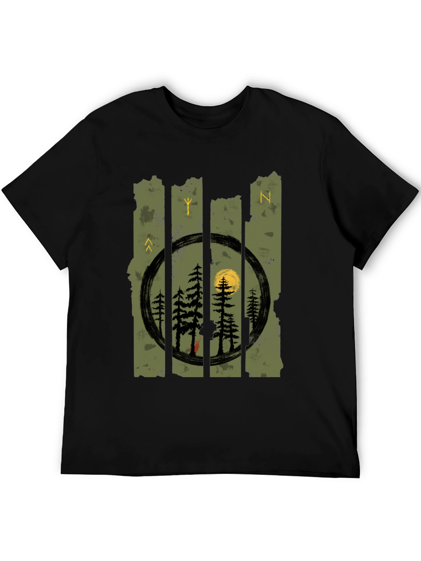Natures Call Black T-Shirt