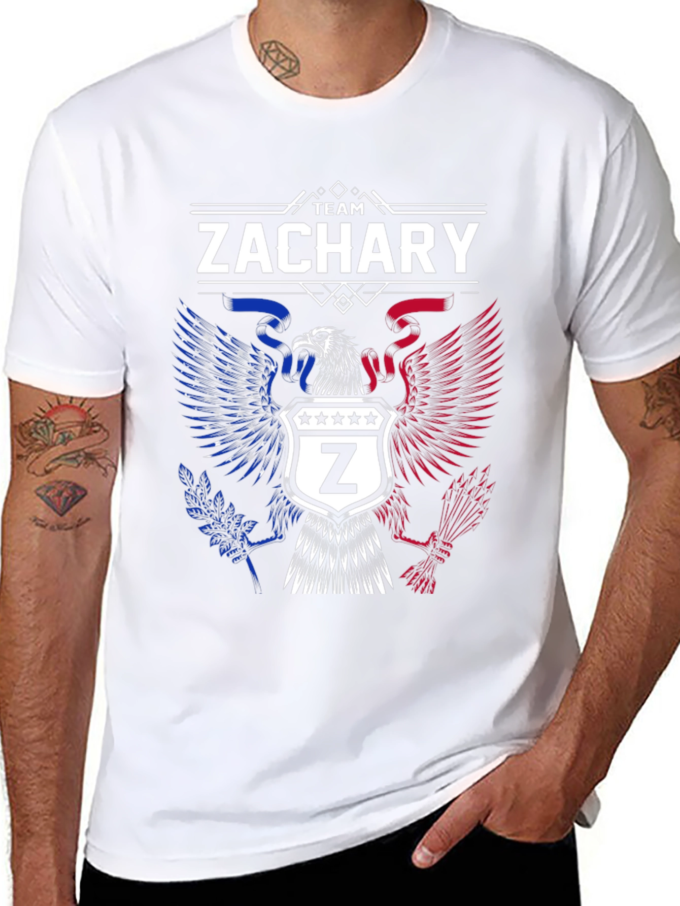 Team Zachary Eagle Patriotic T-Shirt