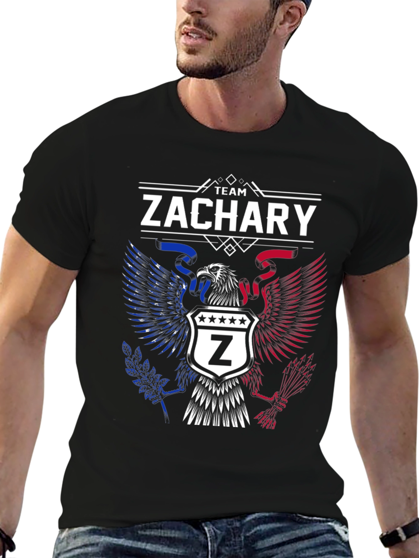Team Zachary Eagle Patriotic T-Shirt