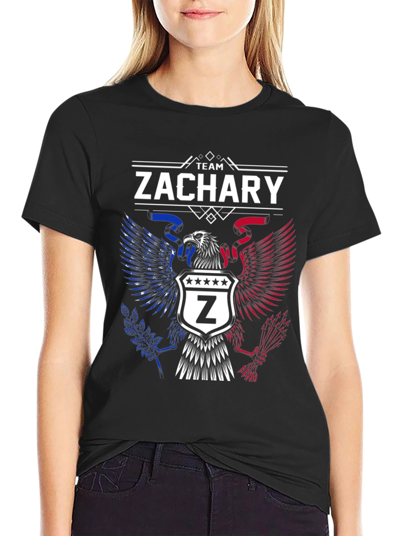 Team Zachary Eagle Patriotic T-Shirt