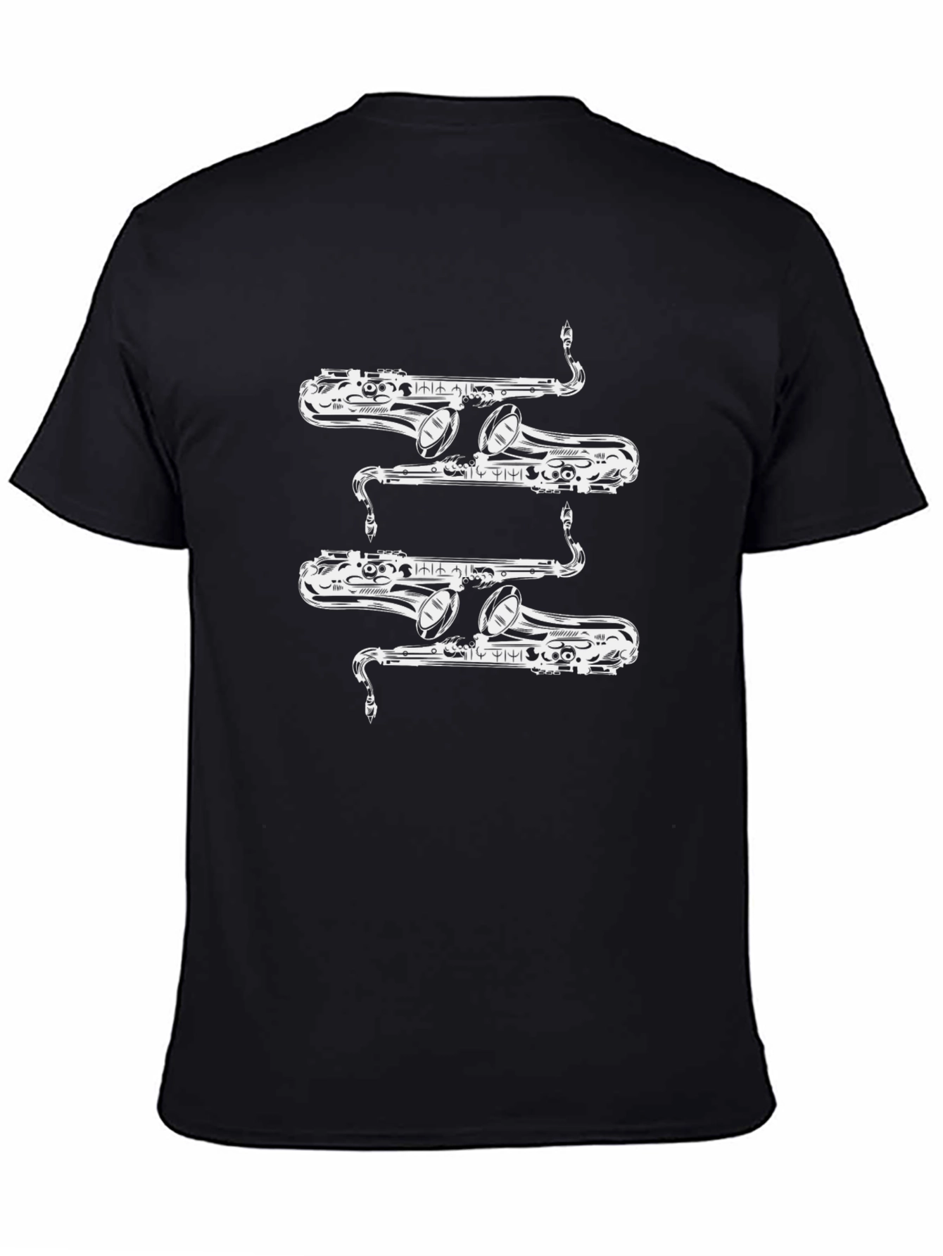 Saxophone Graphic Tee - Cool Musical Design