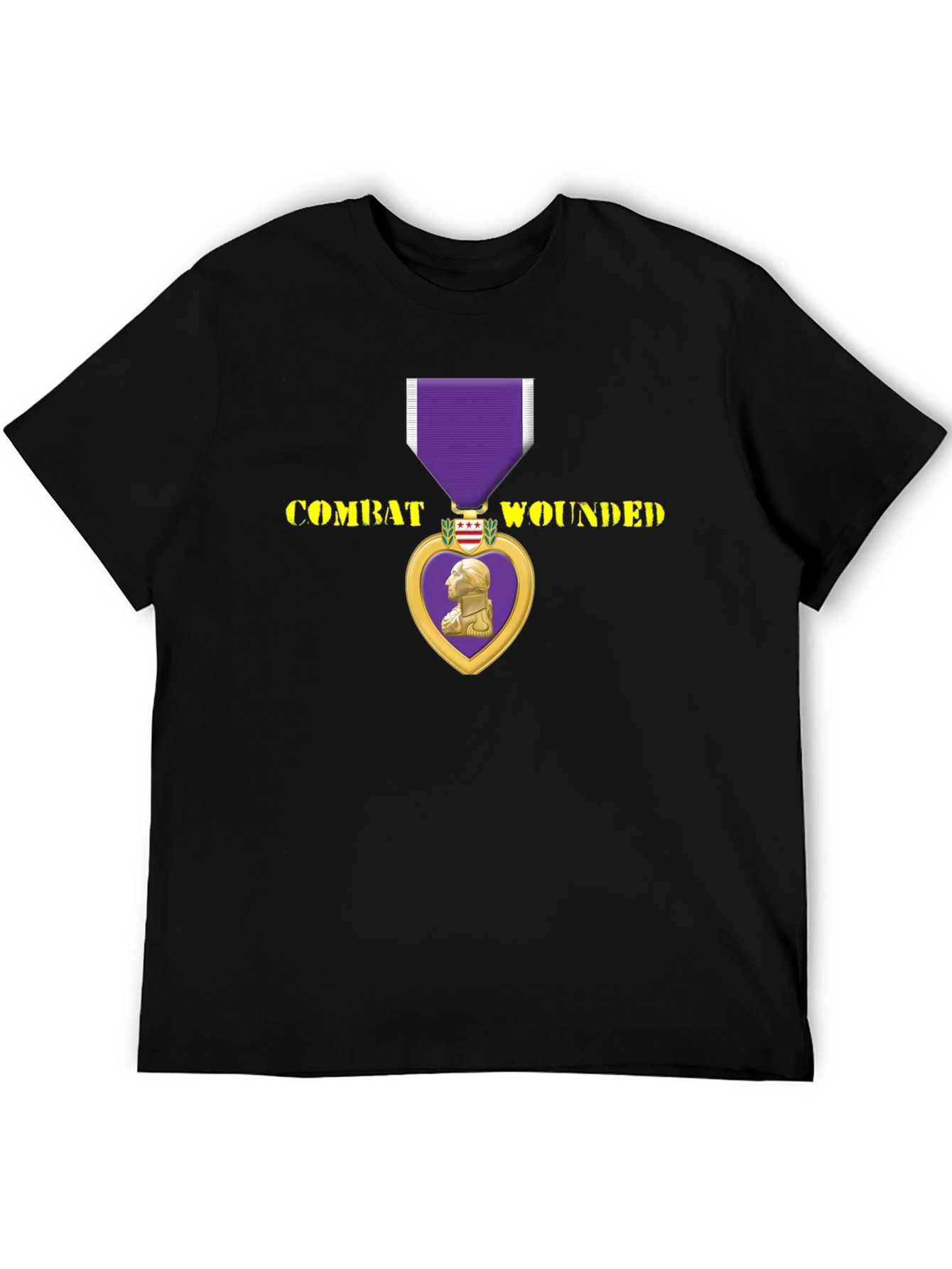 Combat Wounded Purple Heart T-Shirt