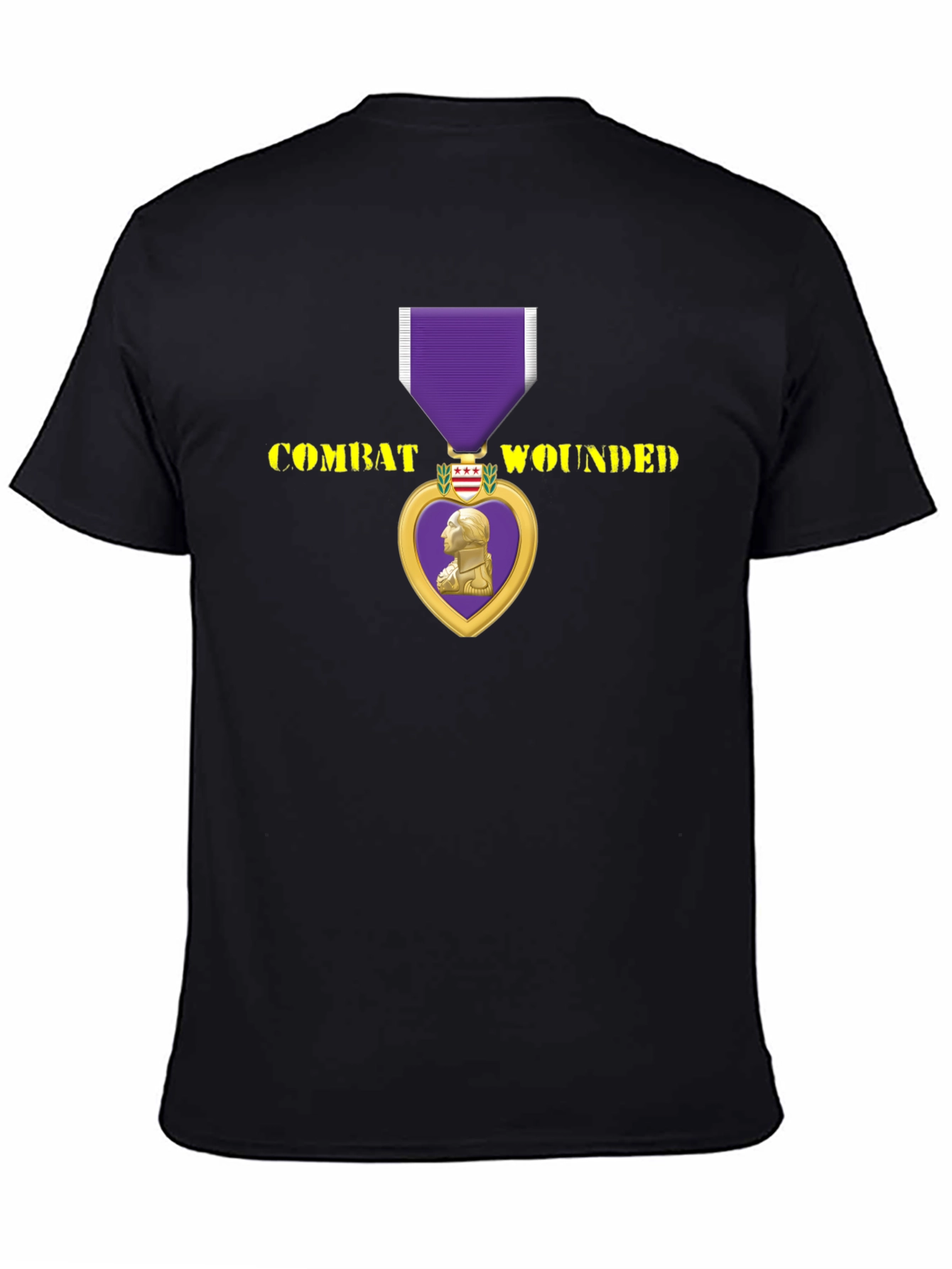 Combat Wounded Purple Heart T-Shirt