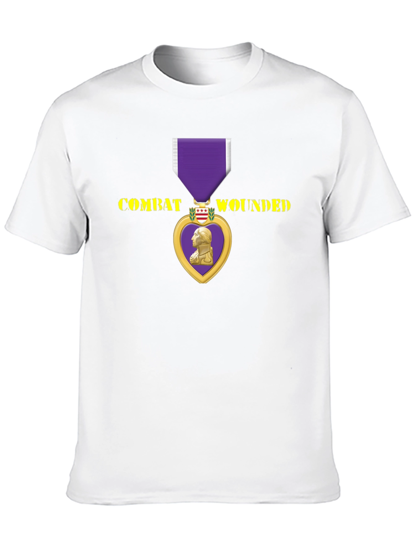 Combat Wounded Purple Heart T-Shirt