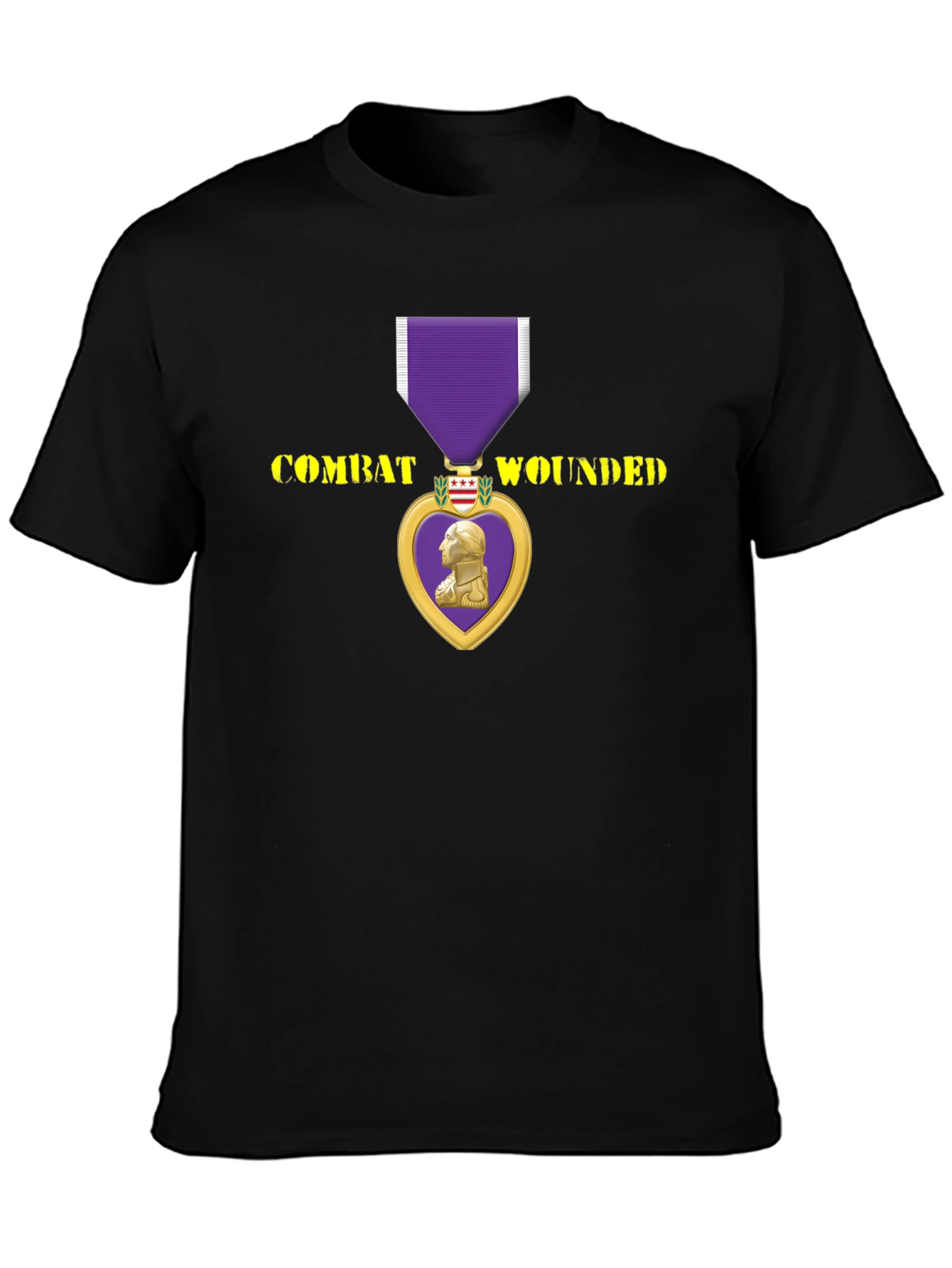 Combat Wounded Purple Heart T-Shirt