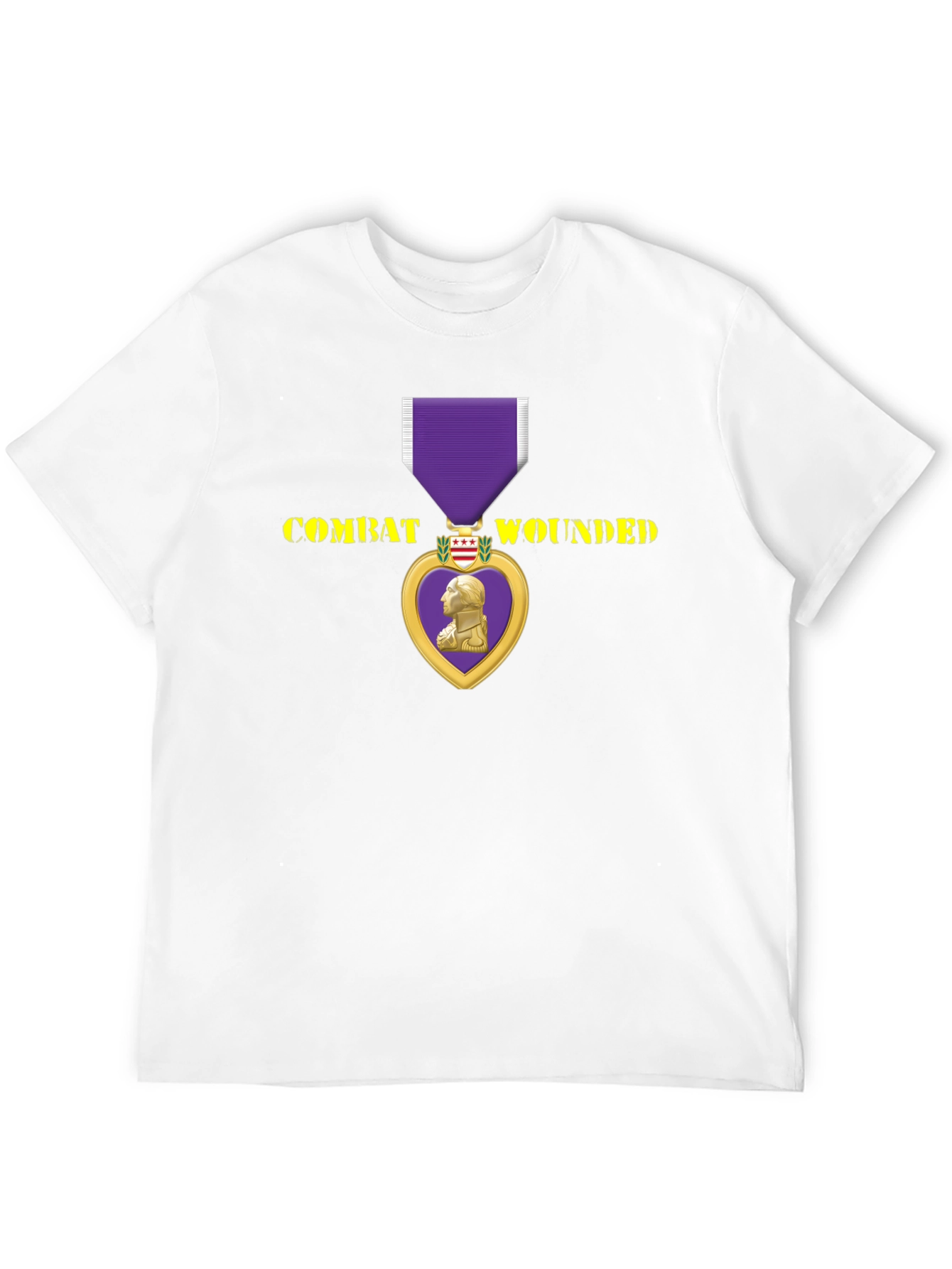 Combat Wounded Purple Heart T-Shirt