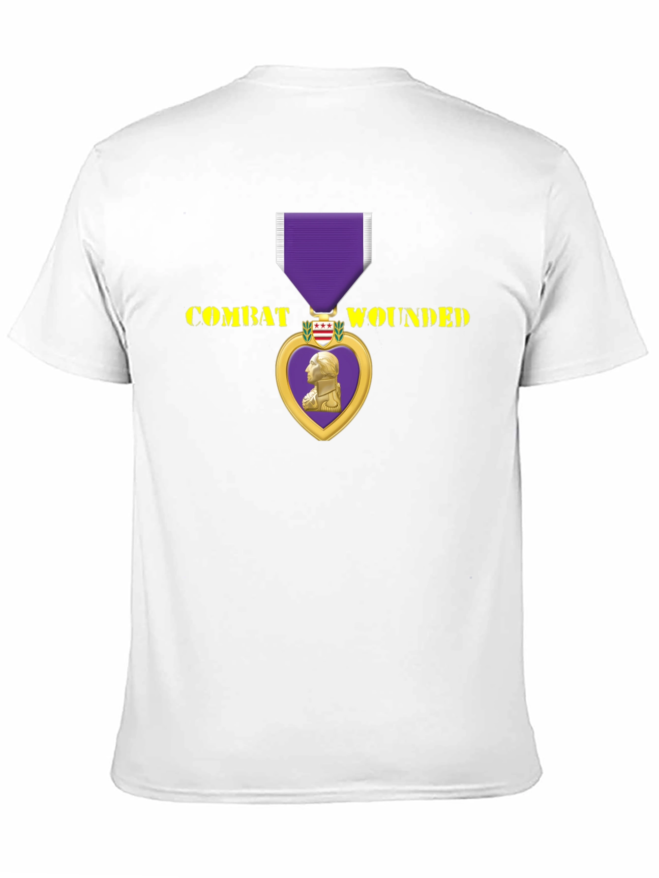 Combat Wounded Purple Heart T-Shirt