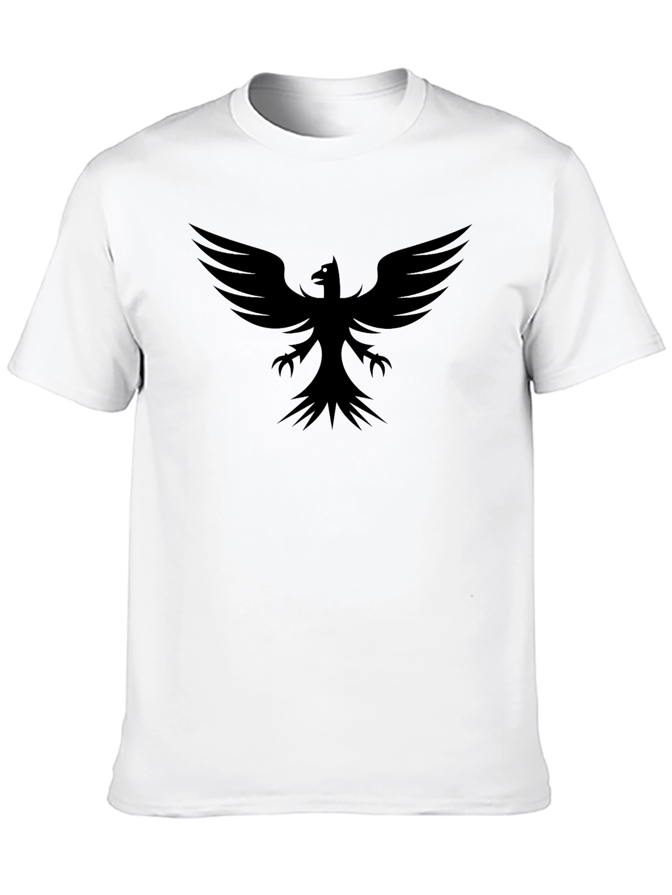 Black T-Shirt with Phoenix Design
