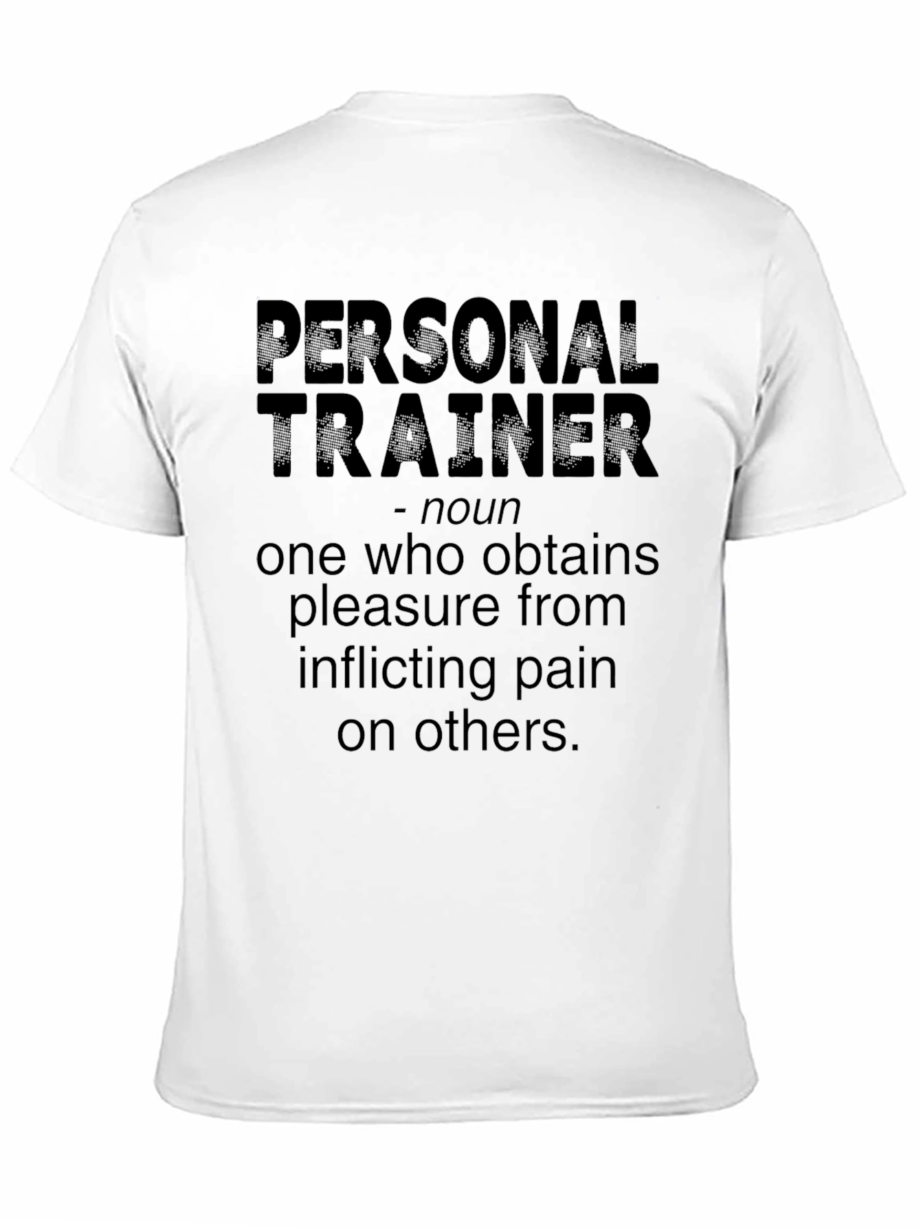Personal Trainer Definition Black Tee