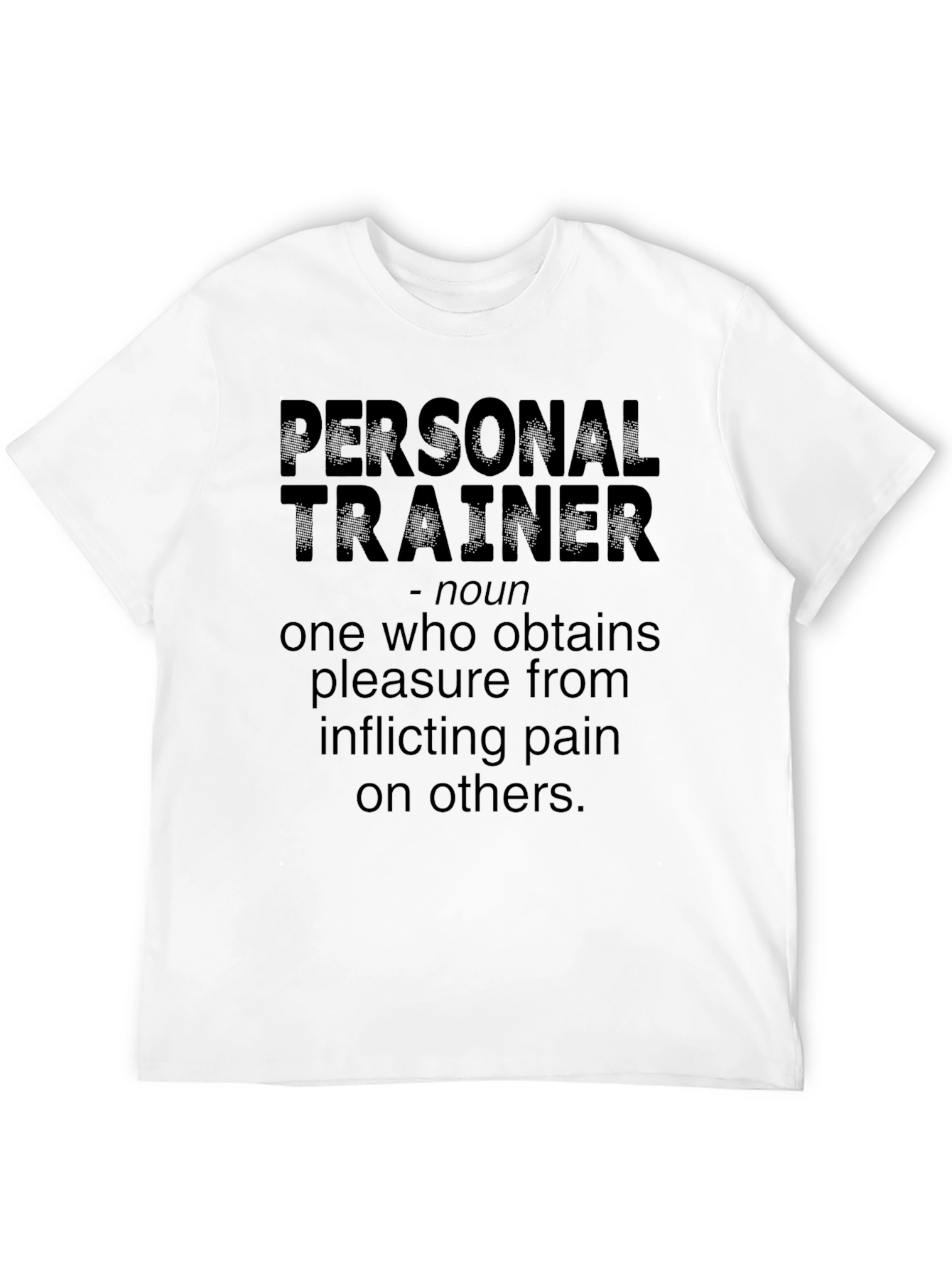 Personal Trainer Definition Black Tee