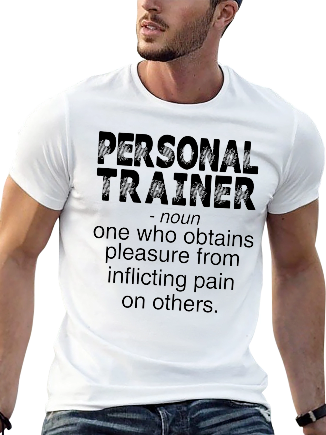 Personal Trainer Definition Black Tee
