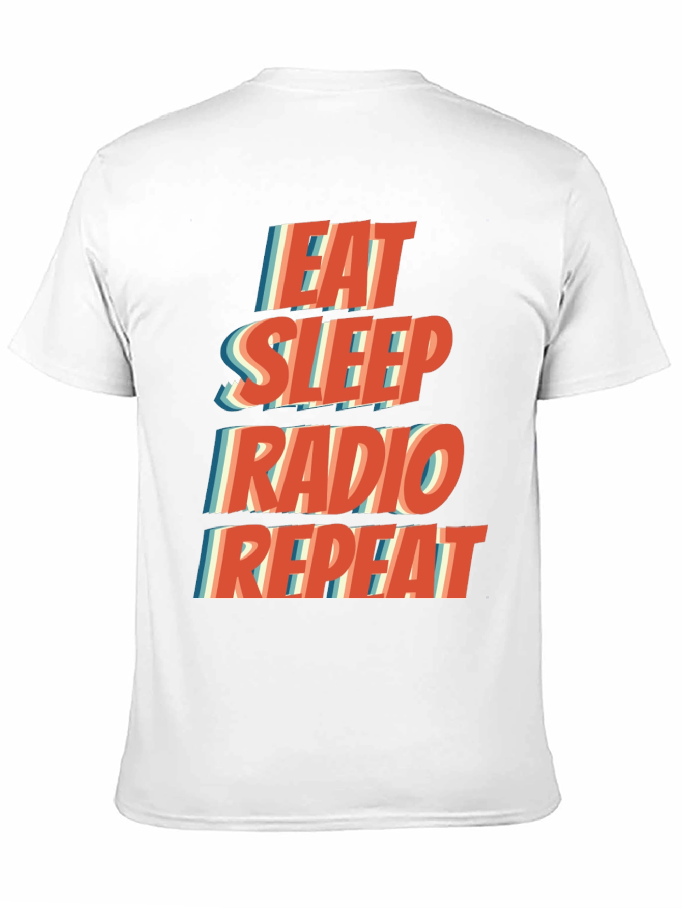 Eat Sleep Radio Repeat Graphic T-Shirt