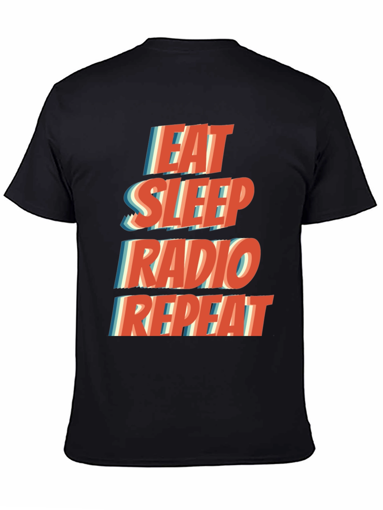 Eat Sleep Radio Repeat Graphic T-Shirt