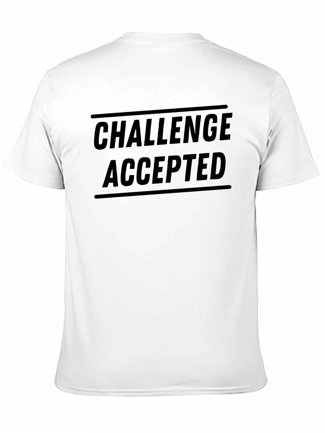 Challenge Accepted Black T-Shirt