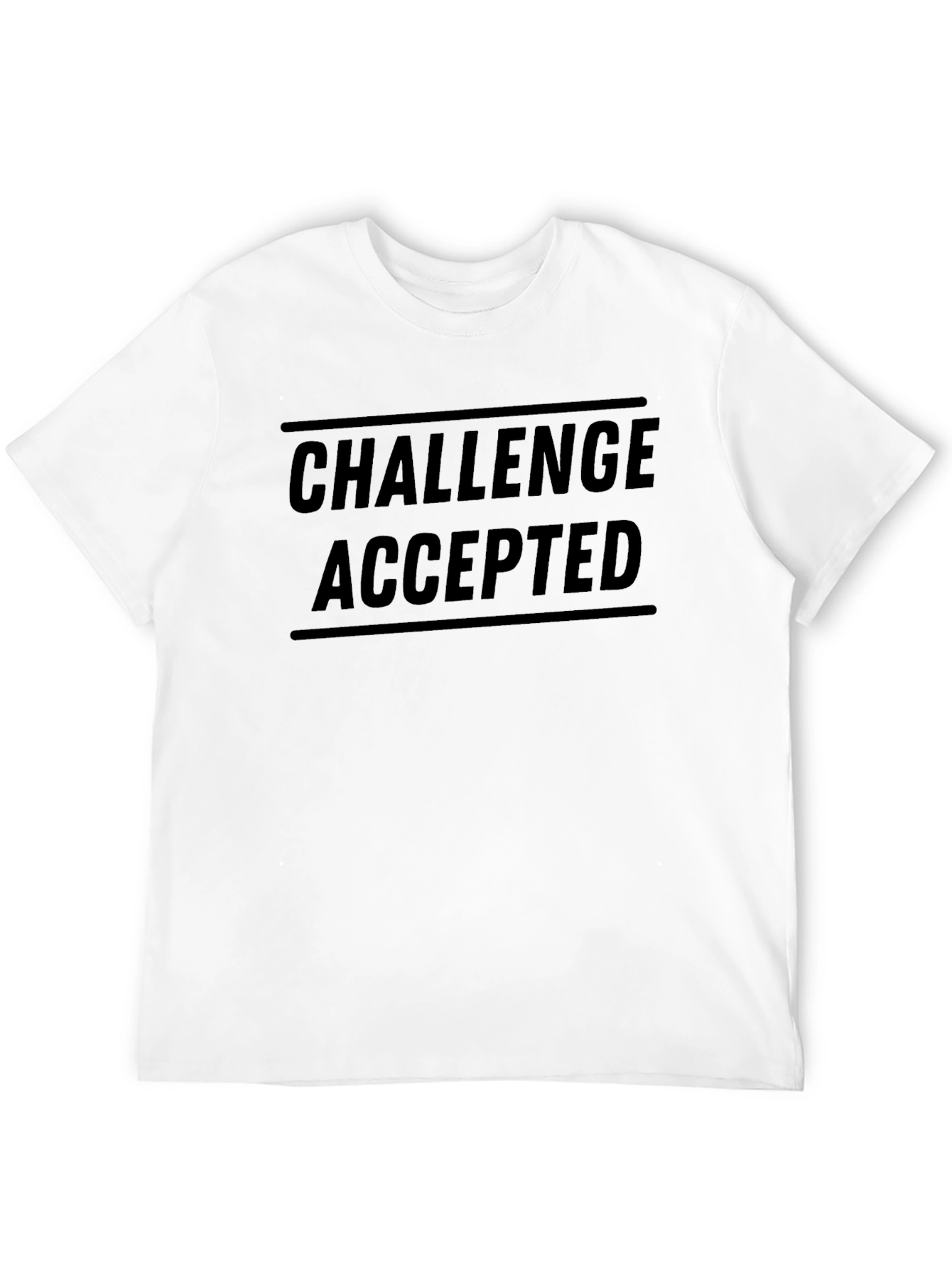Challenge Accepted Black T-Shirt