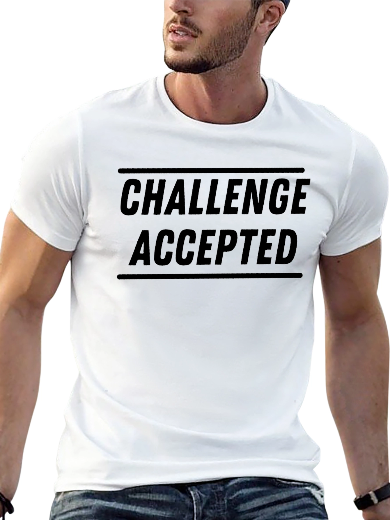 Challenge Accepted Black T-Shirt
