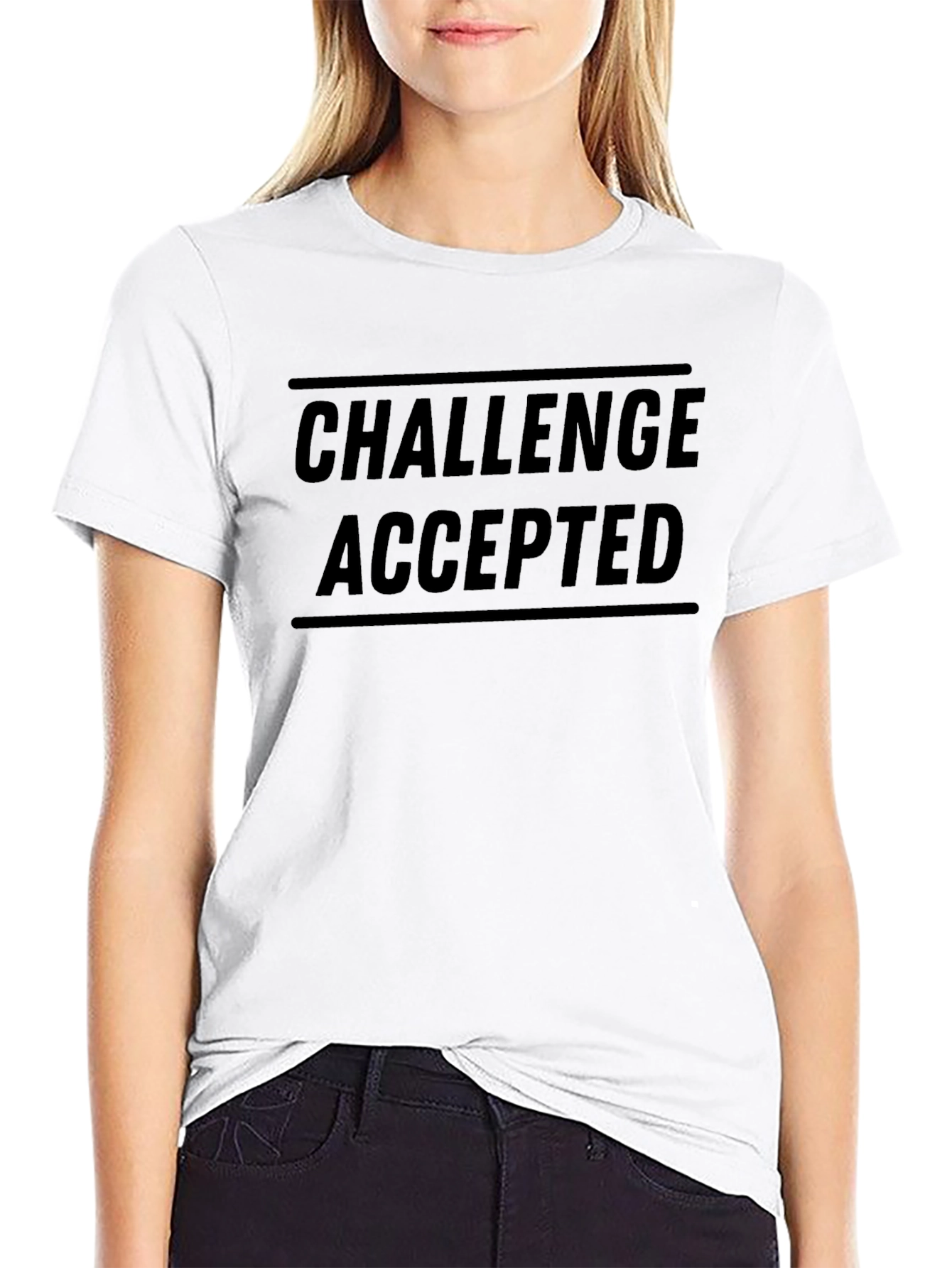 Challenge Accepted Black T-Shirt