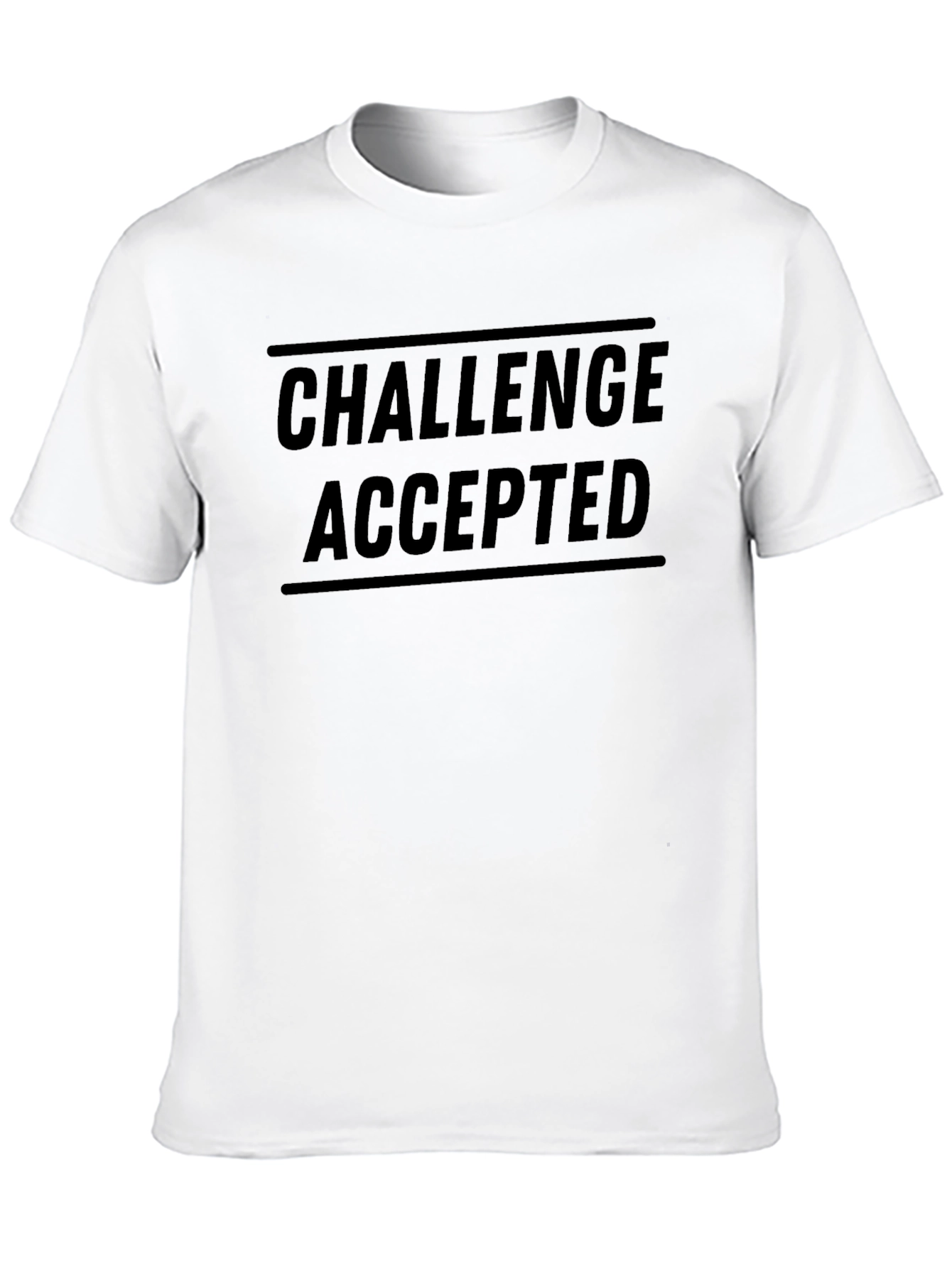Challenge Accepted Black T-Shirt