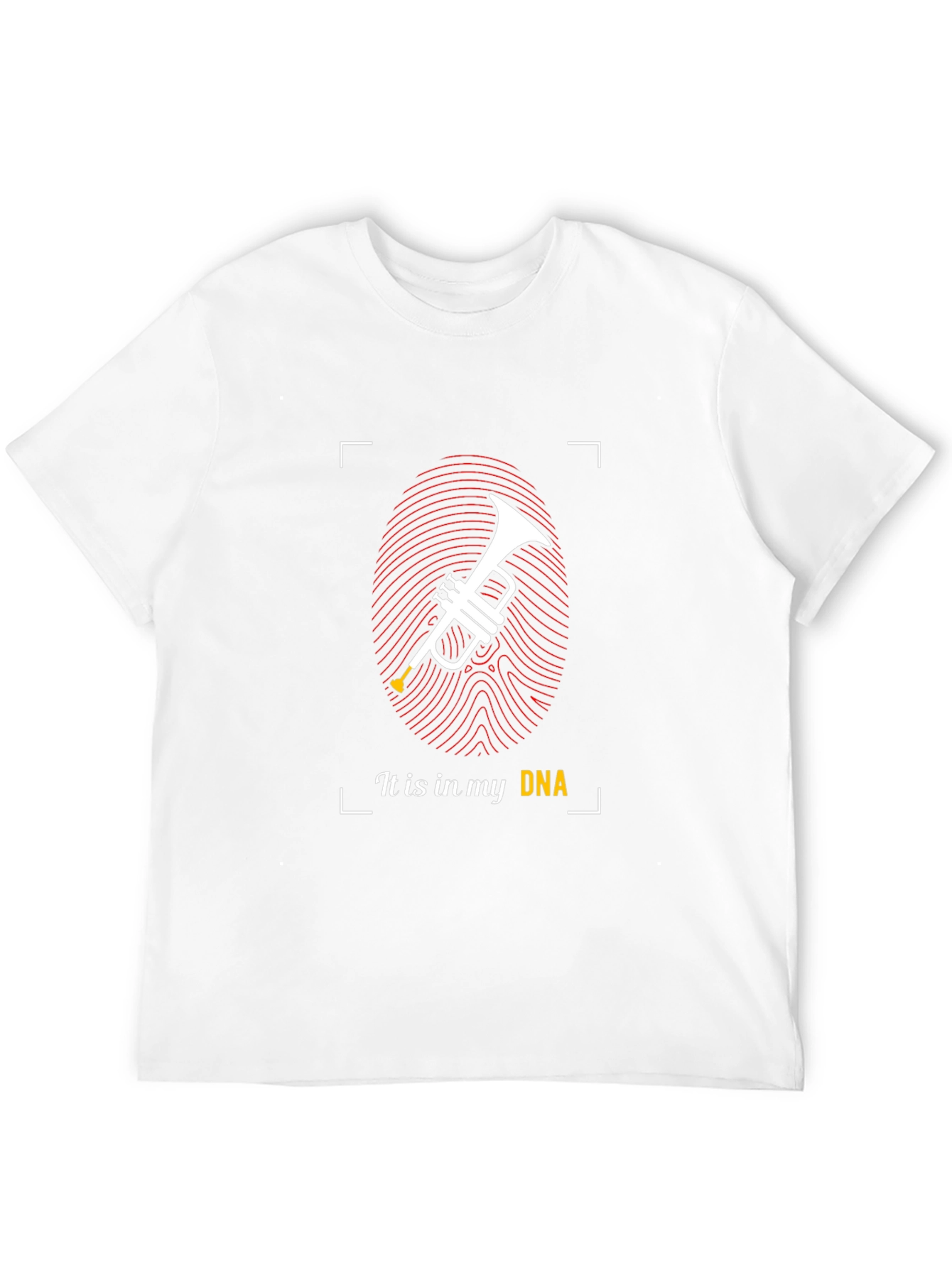 Trumpet DNA Graphic Tee - Musicians Black T-Shirt