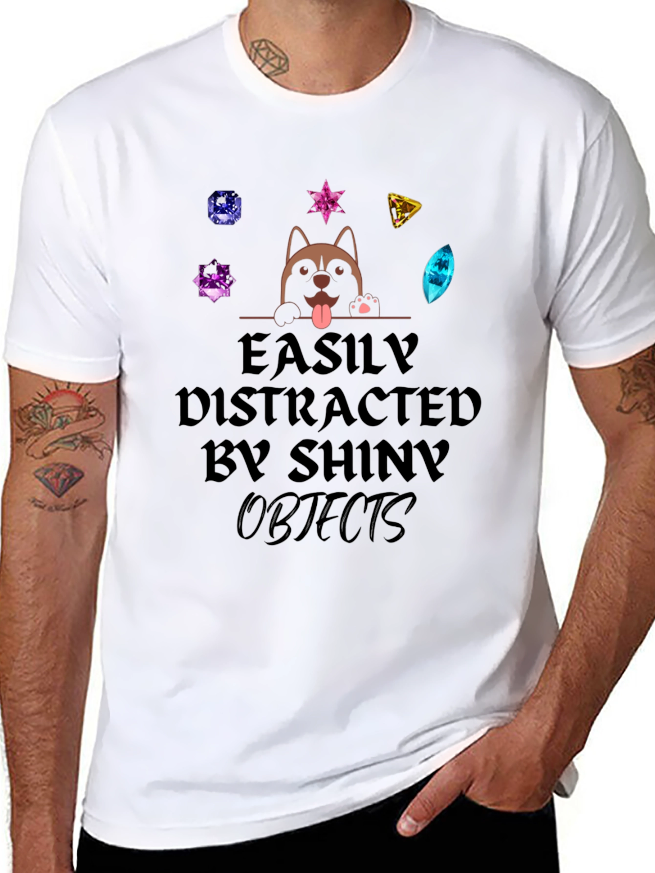 Easily Distracted by Shiny Objects T-Shirt