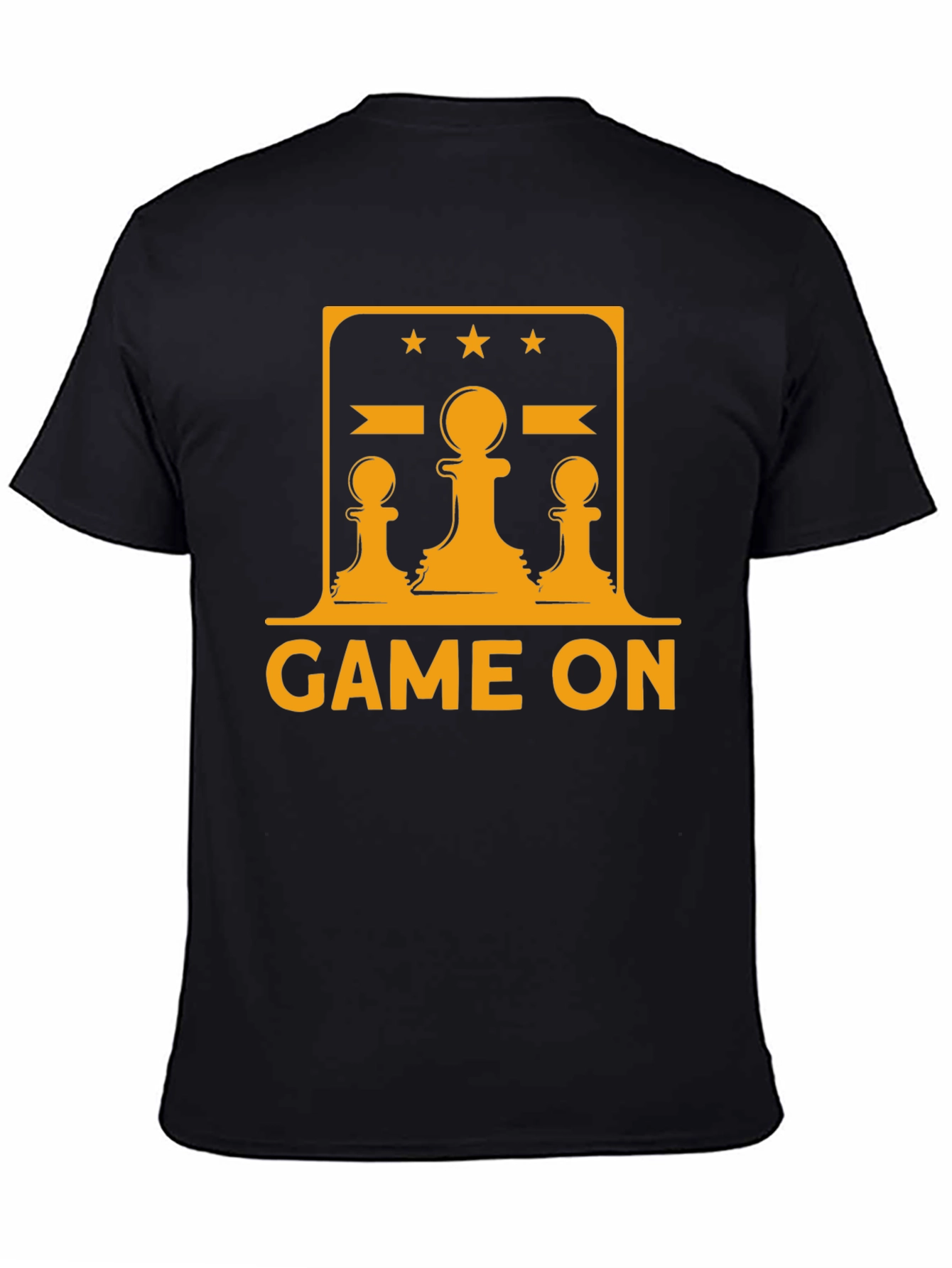 Game On Chess T-Shirt - Black Graphic Tee