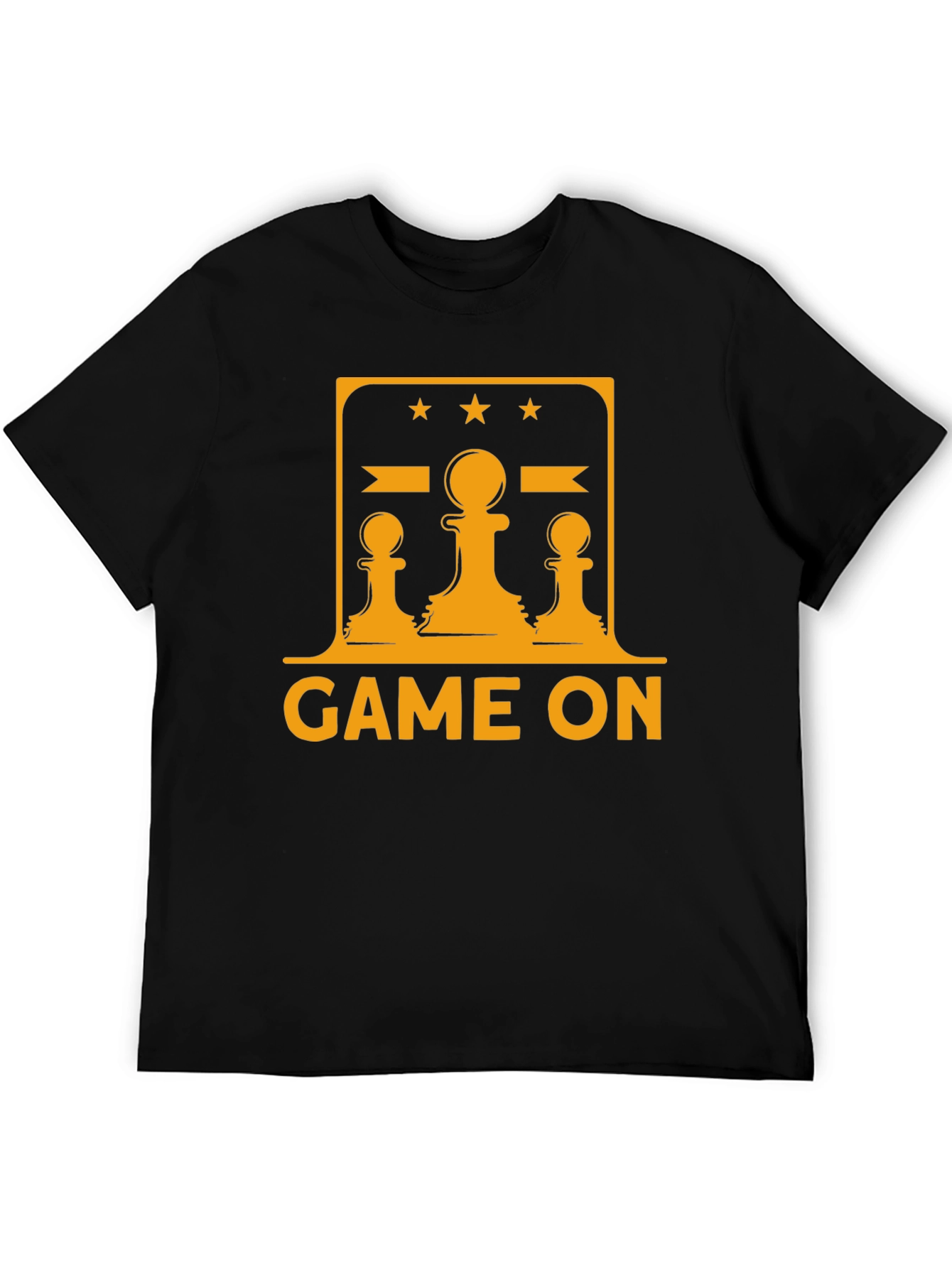 Game On Chess T-Shirt - Black Graphic Tee