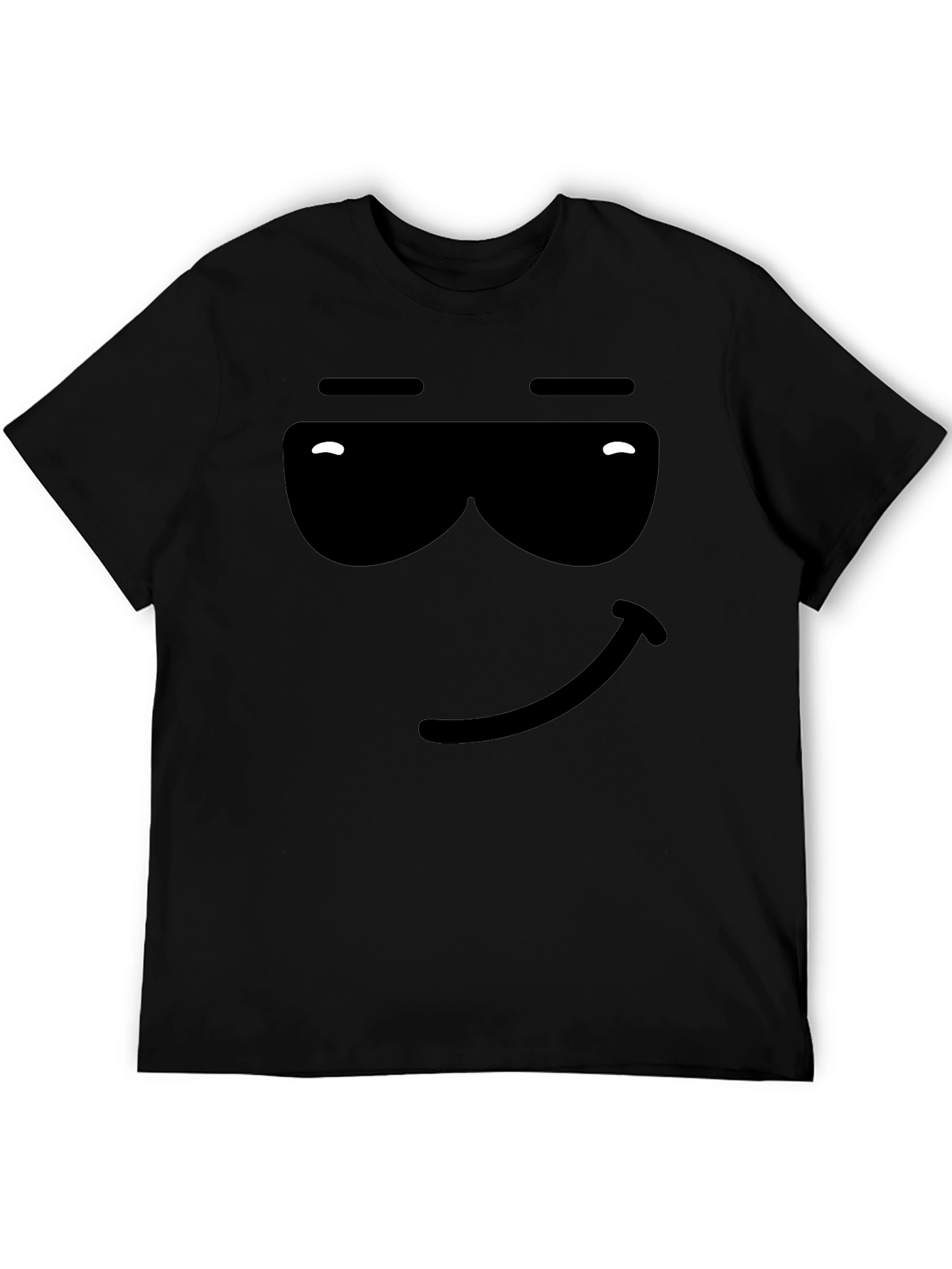 Cool Emoji Black T-Shirt - Express Yourself!