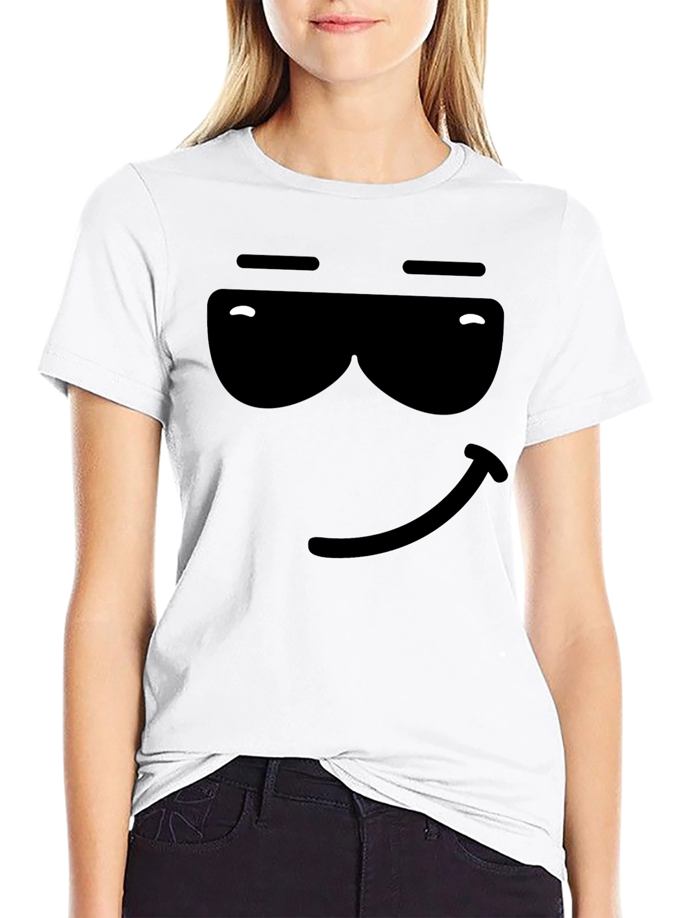 Cool Emoji Black T-Shirt - Express Yourself!