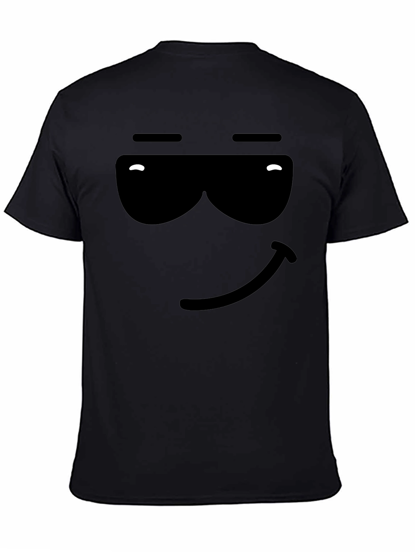 Cool Emoji Black T-Shirt - Express Yourself!