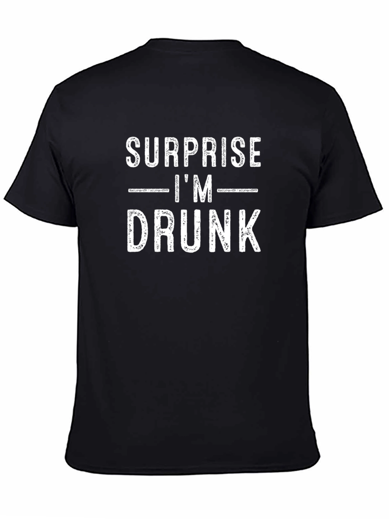 Surprise Im Drunk Novelty Graphic T-Shirt