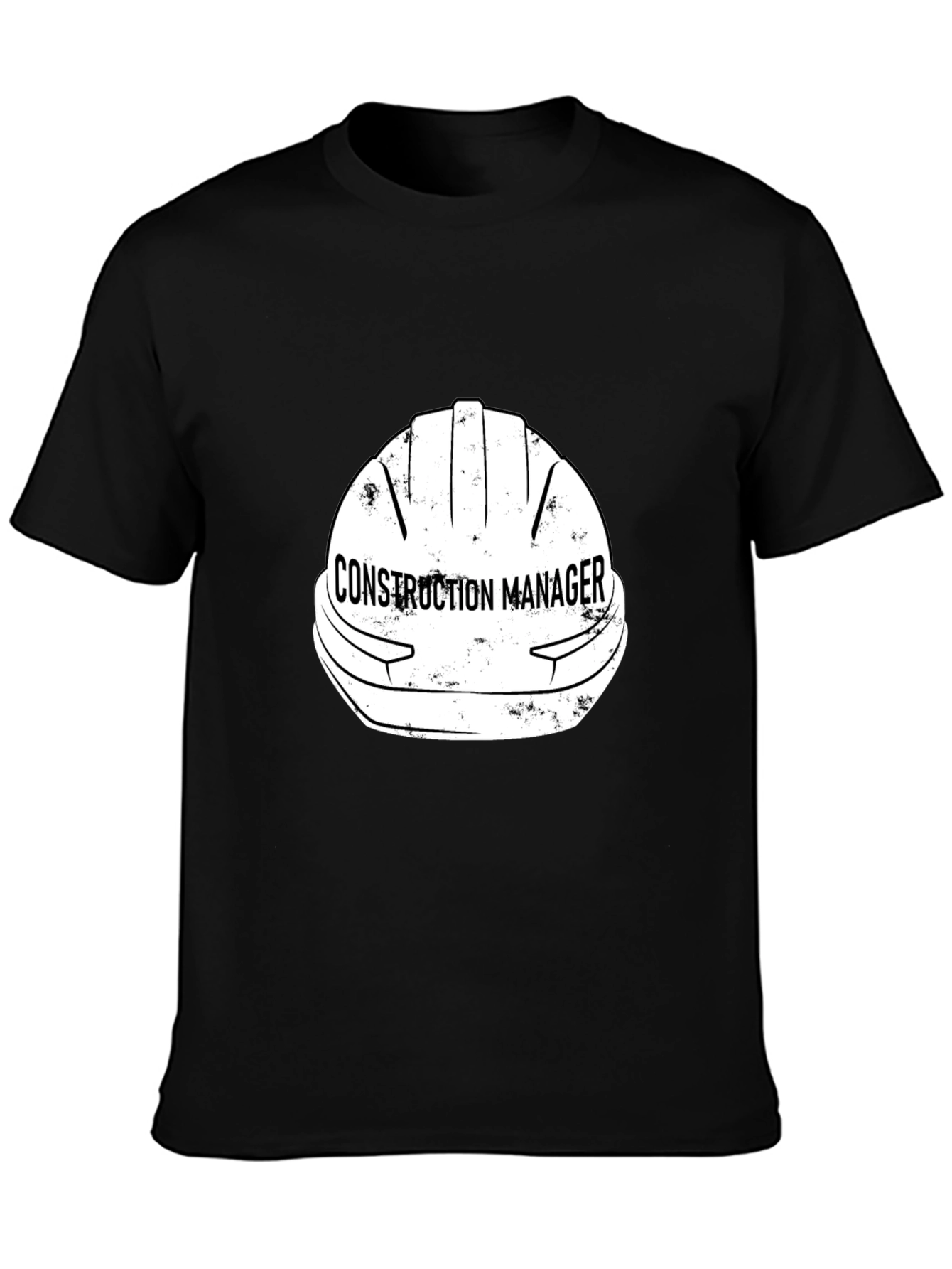 Construction Manager Hard Hat Graphic T-Shirt