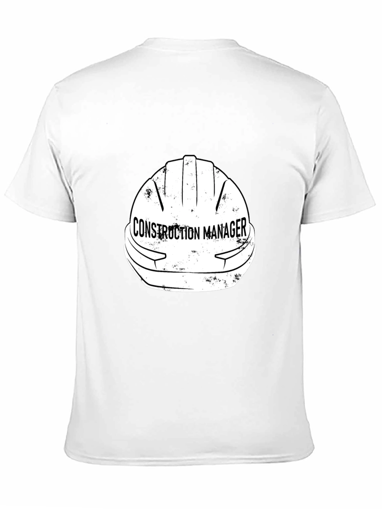 Construction Manager Hard Hat Graphic T-Shirt