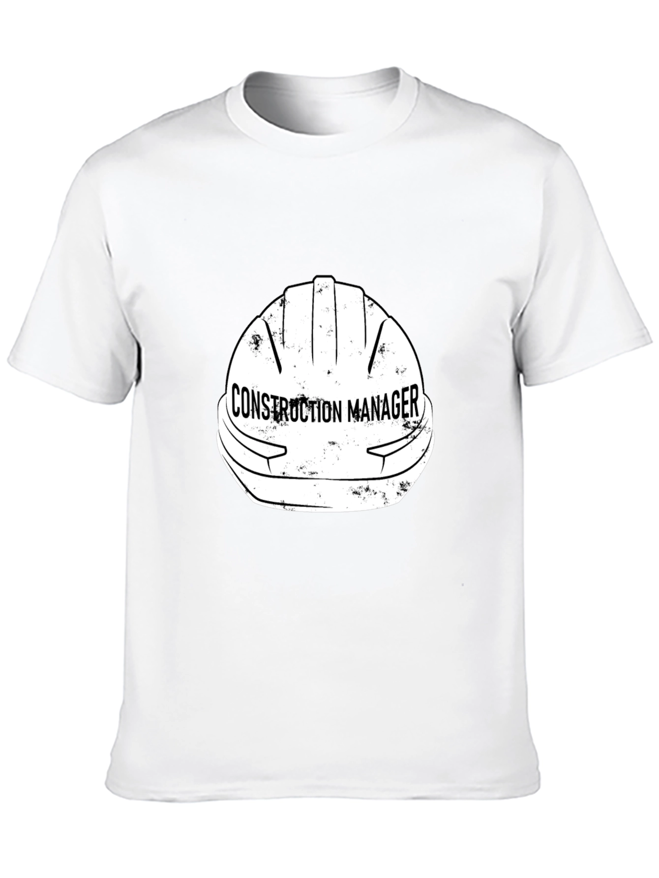 Construction Manager Hard Hat Graphic T-Shirt