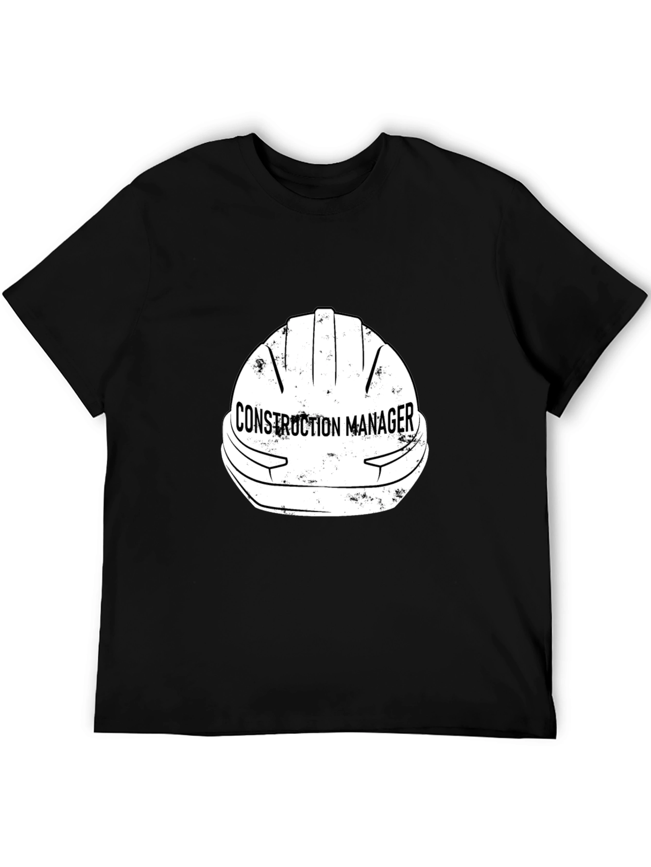 Construction Manager Hard Hat Graphic T-Shirt