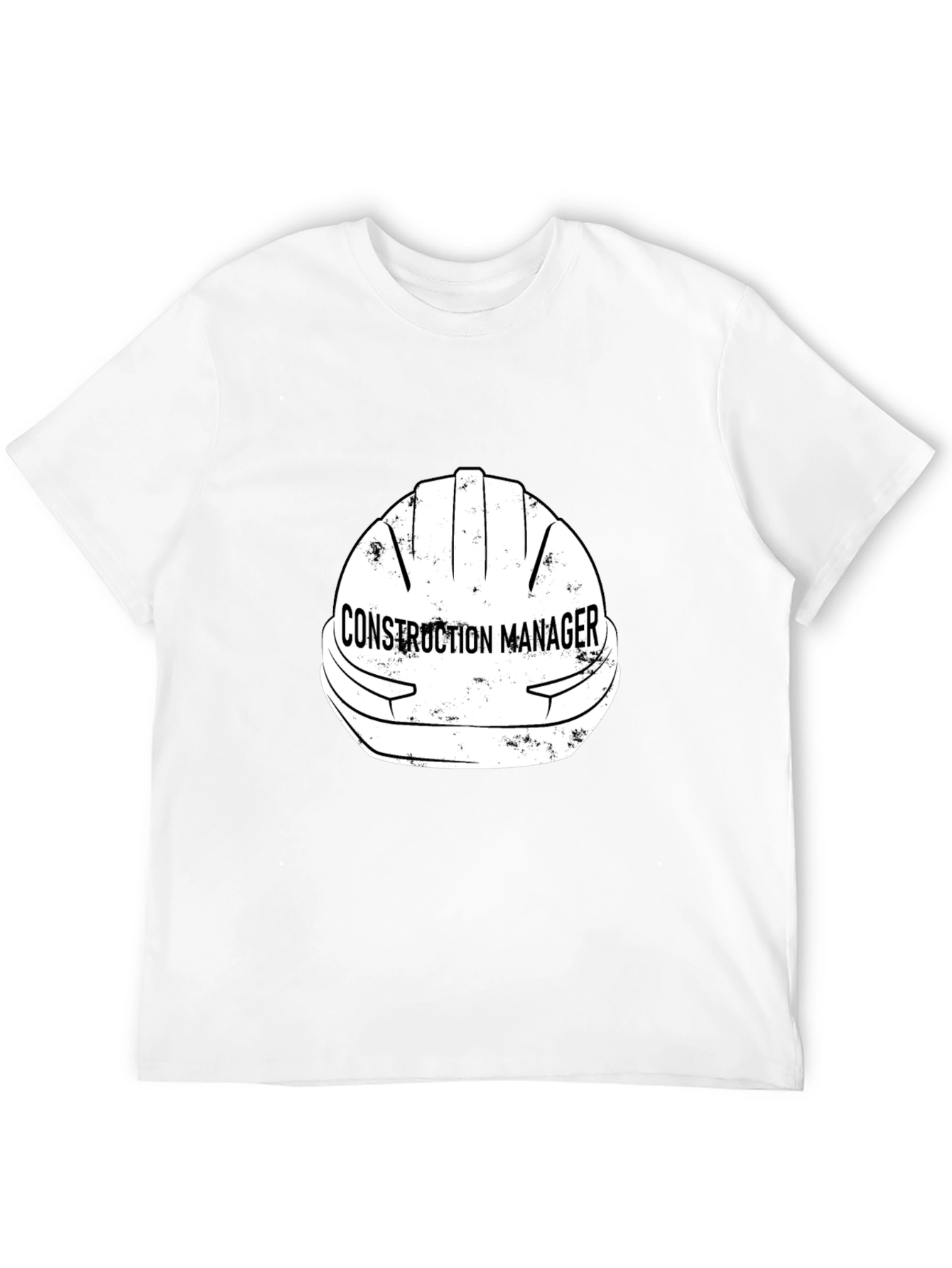 Construction Manager Hard Hat Graphic T-Shirt