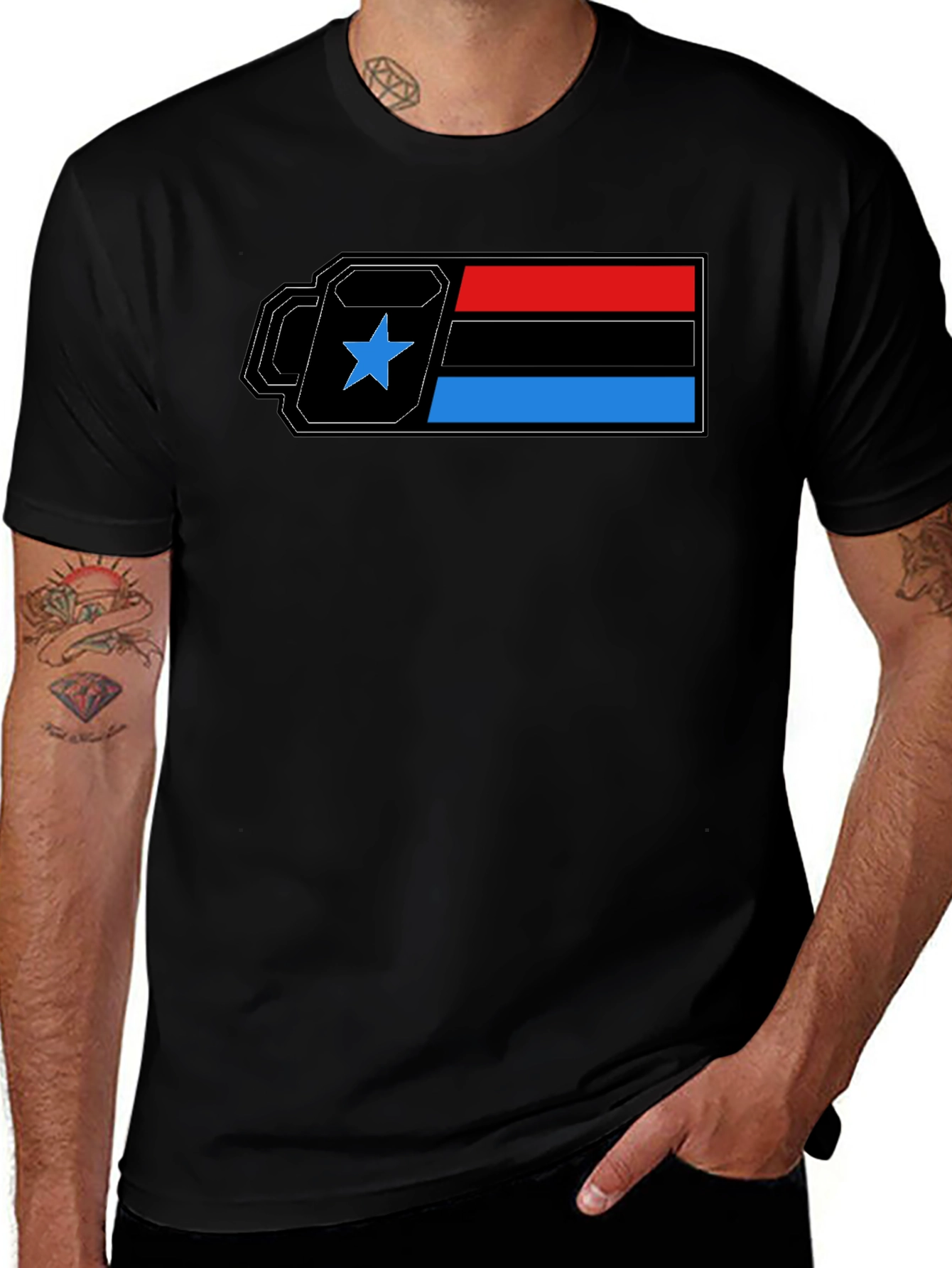 Retro Patriotic Graphic T-Shirt