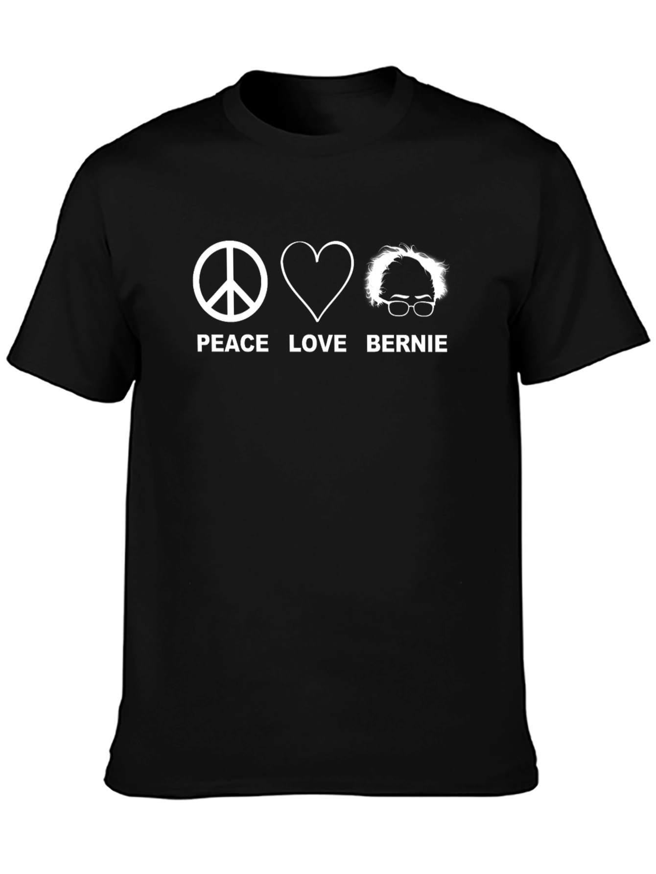 Peace Love Bernie Sanders Graphic Tee