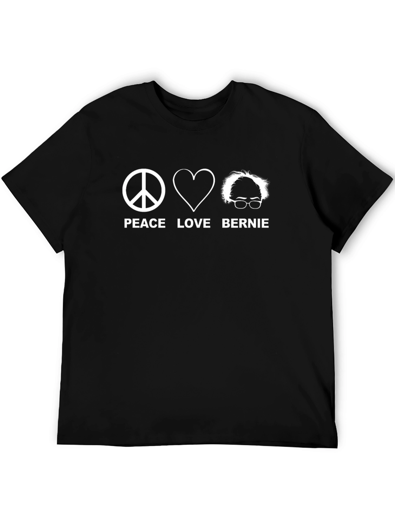Peace Love Bernie Sanders Graphic Tee