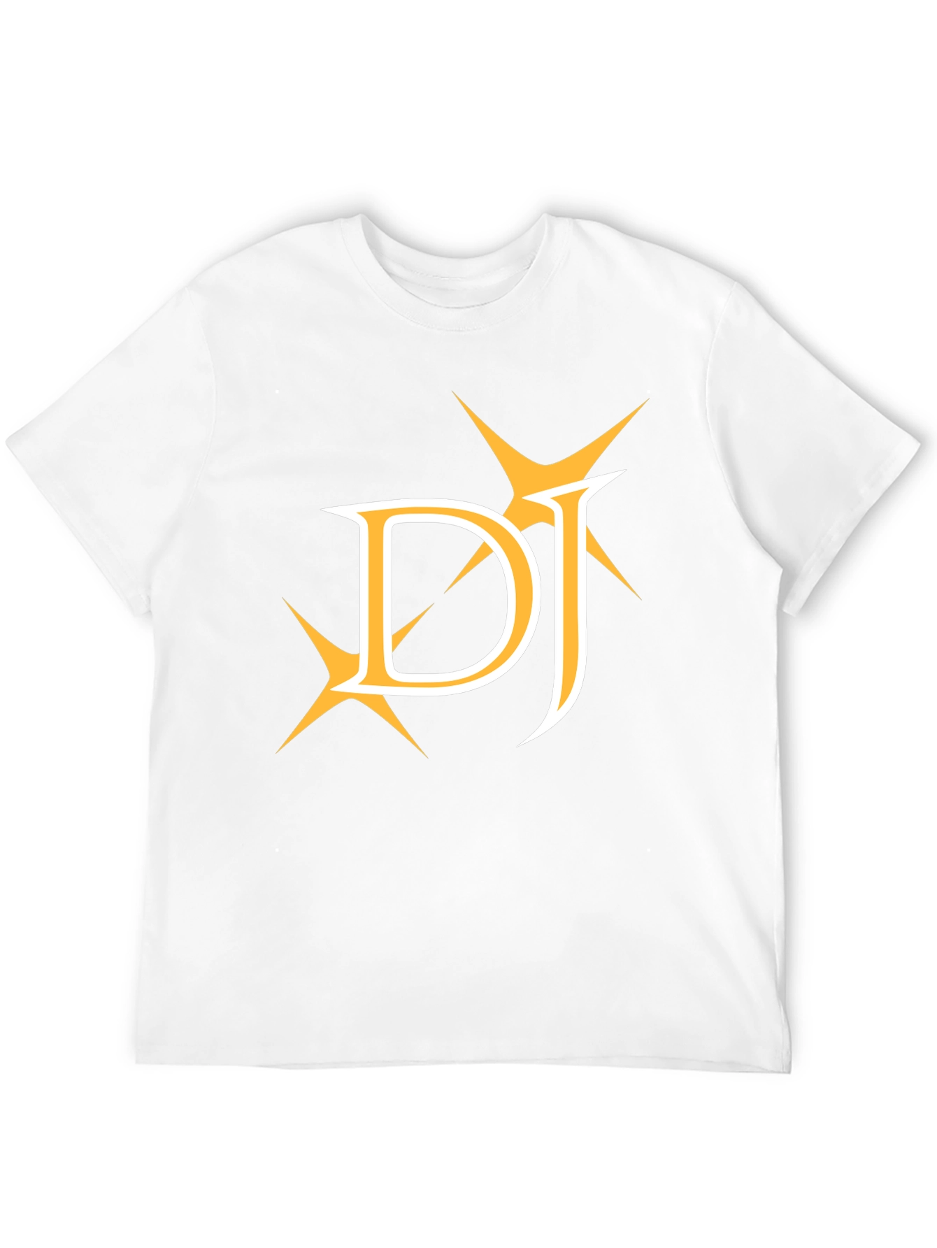 DJ Golden Graphic Tee - Stylish Black Cotton T-Shirt