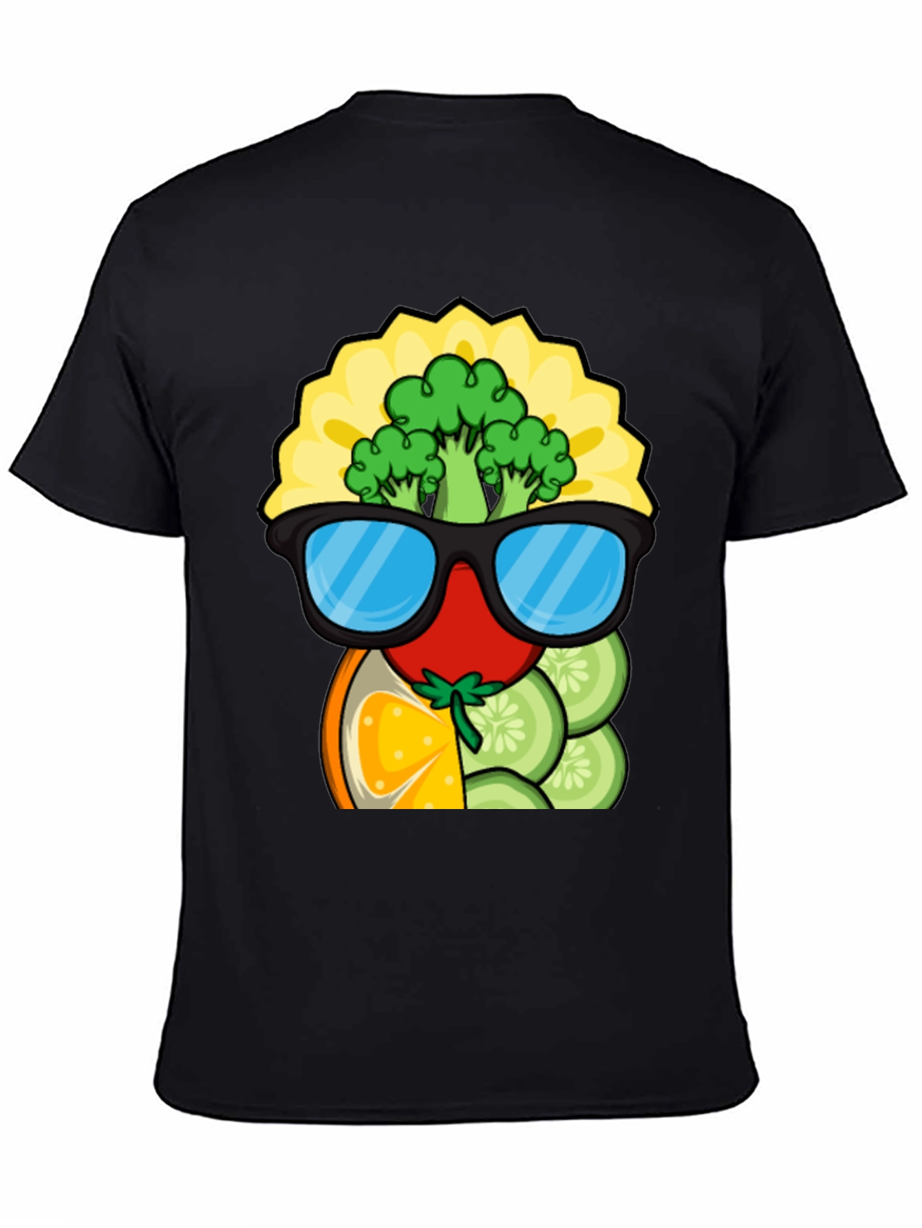 Funky Fruits & Veggies T-Shirt - Quirky Graphic Tee