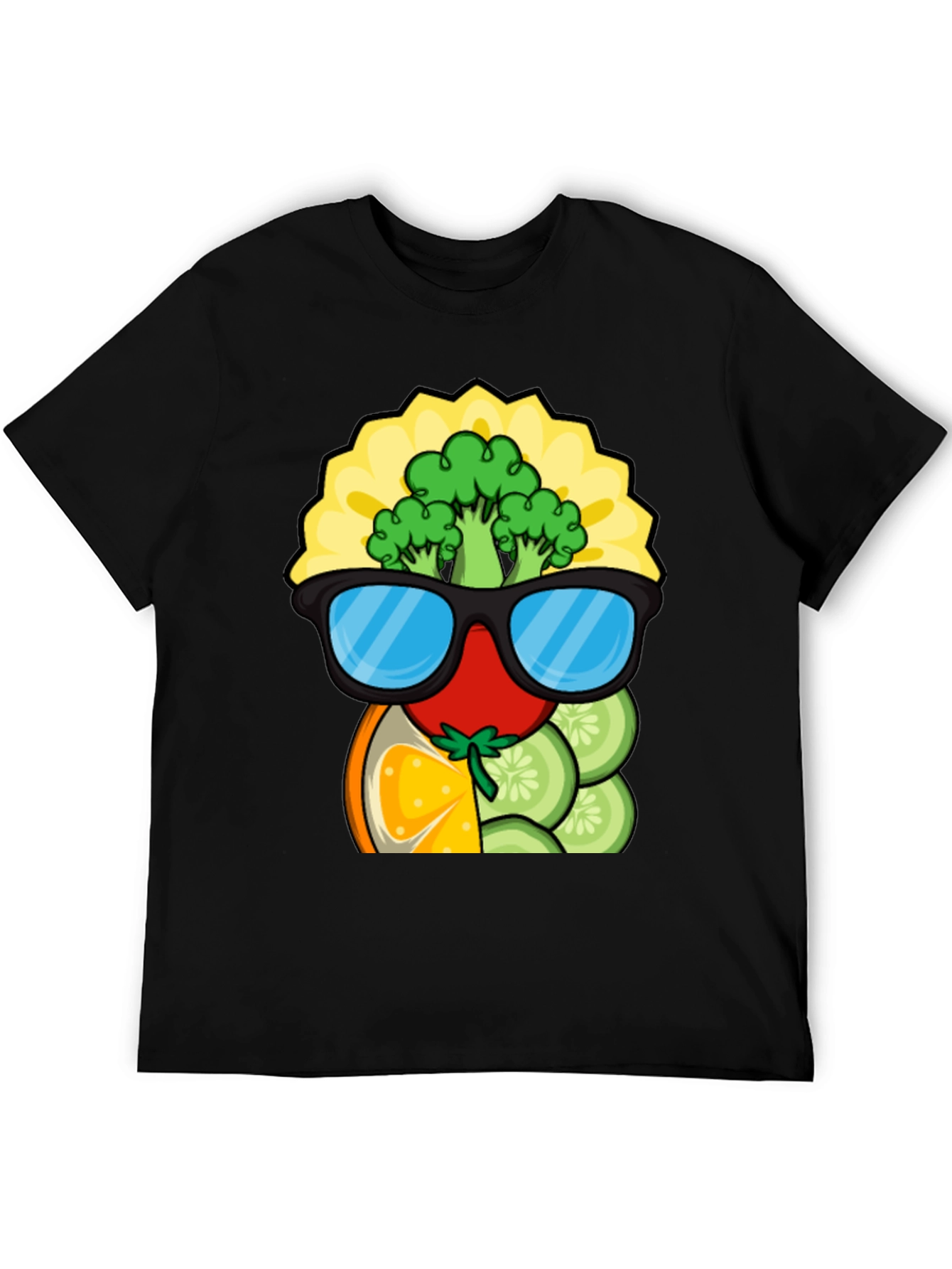 Funky Fruits & Veggies T-Shirt - Quirky Graphic Tee