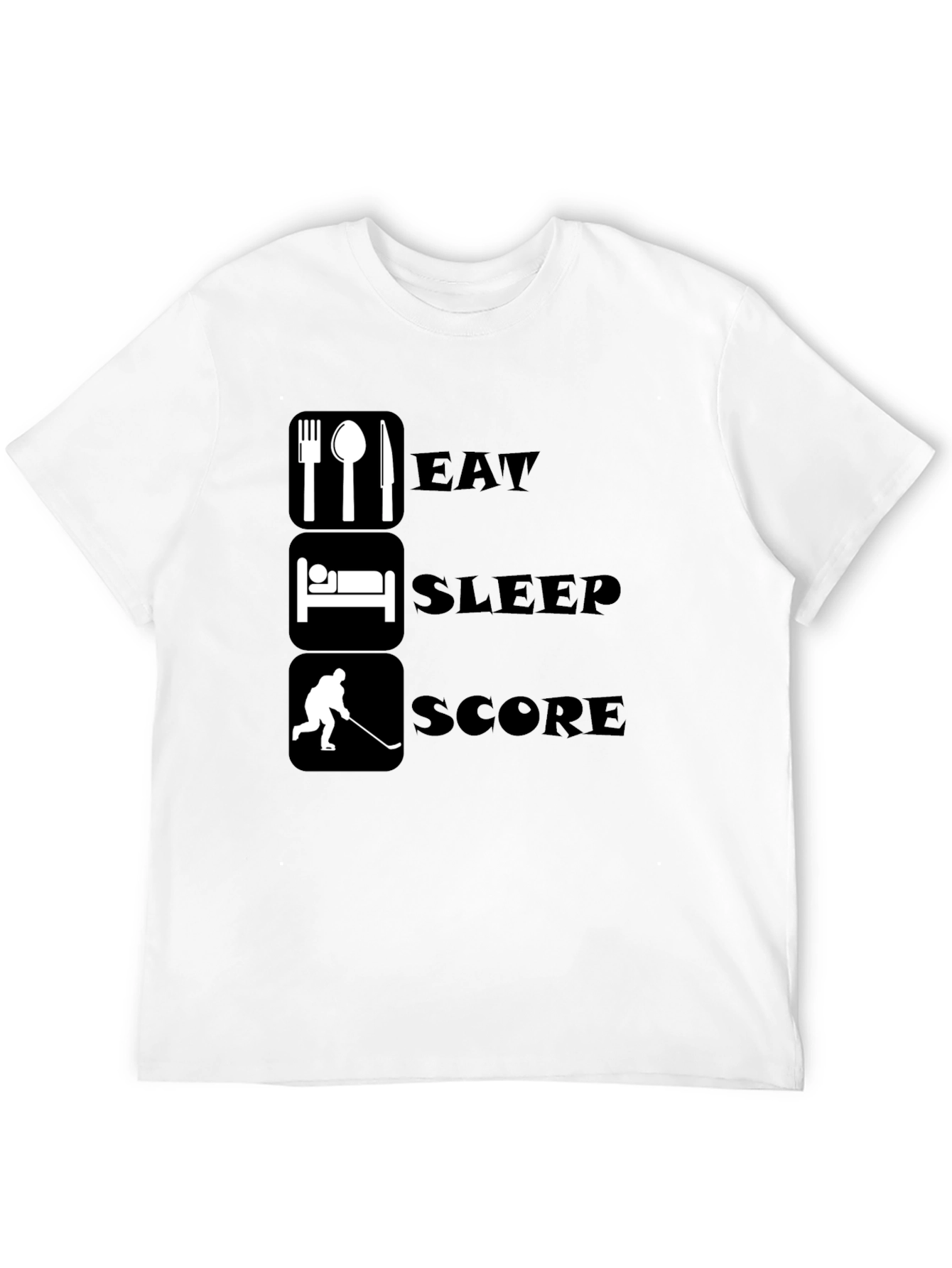 Eat Sleep Score Hockey T-Shirt