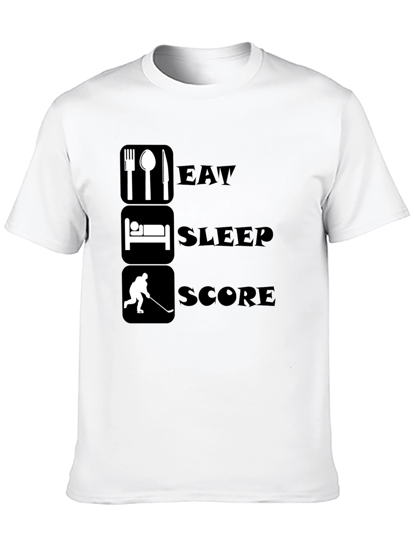 Eat Sleep Score Hockey T-Shirt